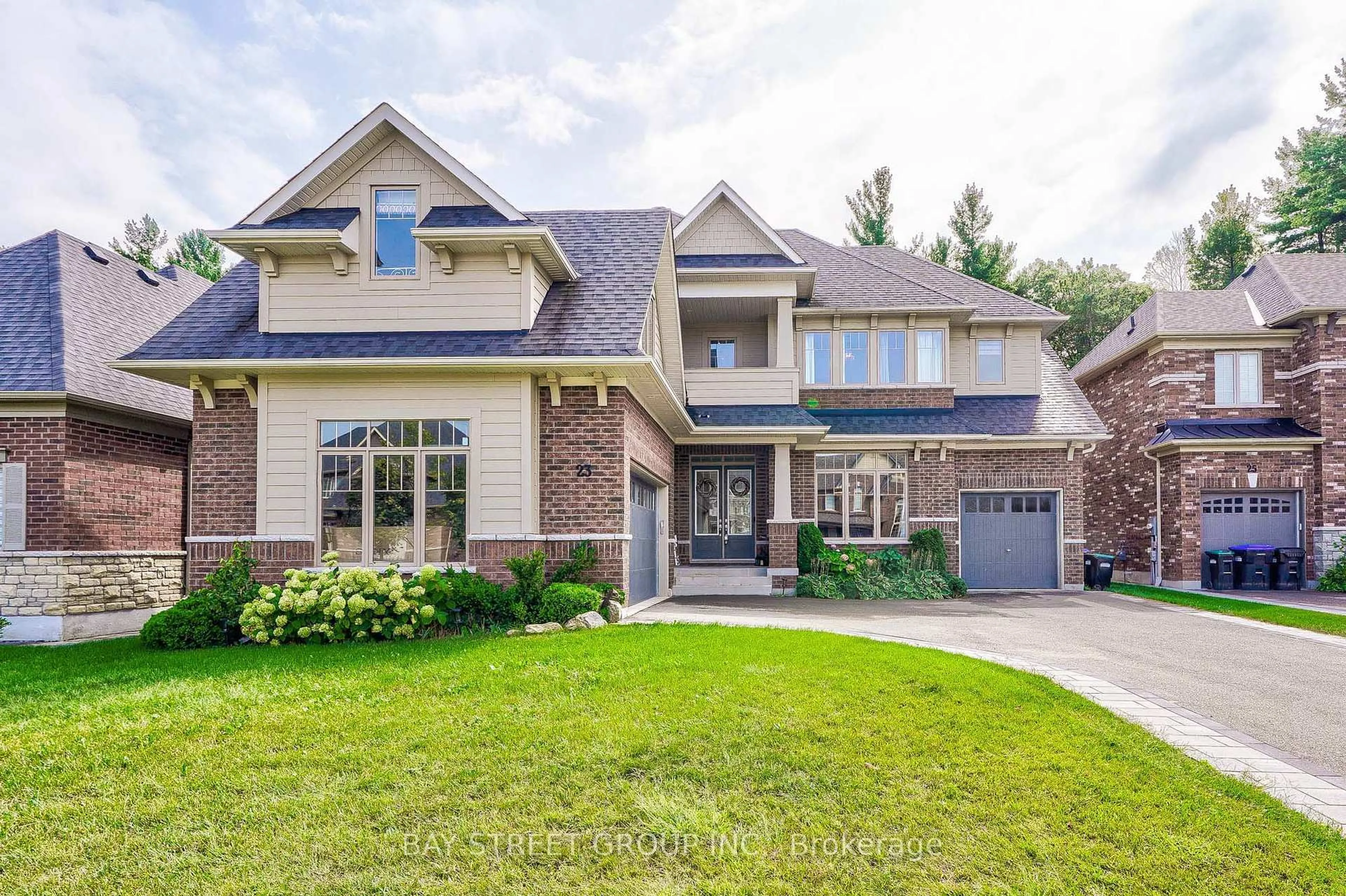 Home with brick exterior material, street for 23 Trail Blvd, Springwater Ontario L9X 0S3