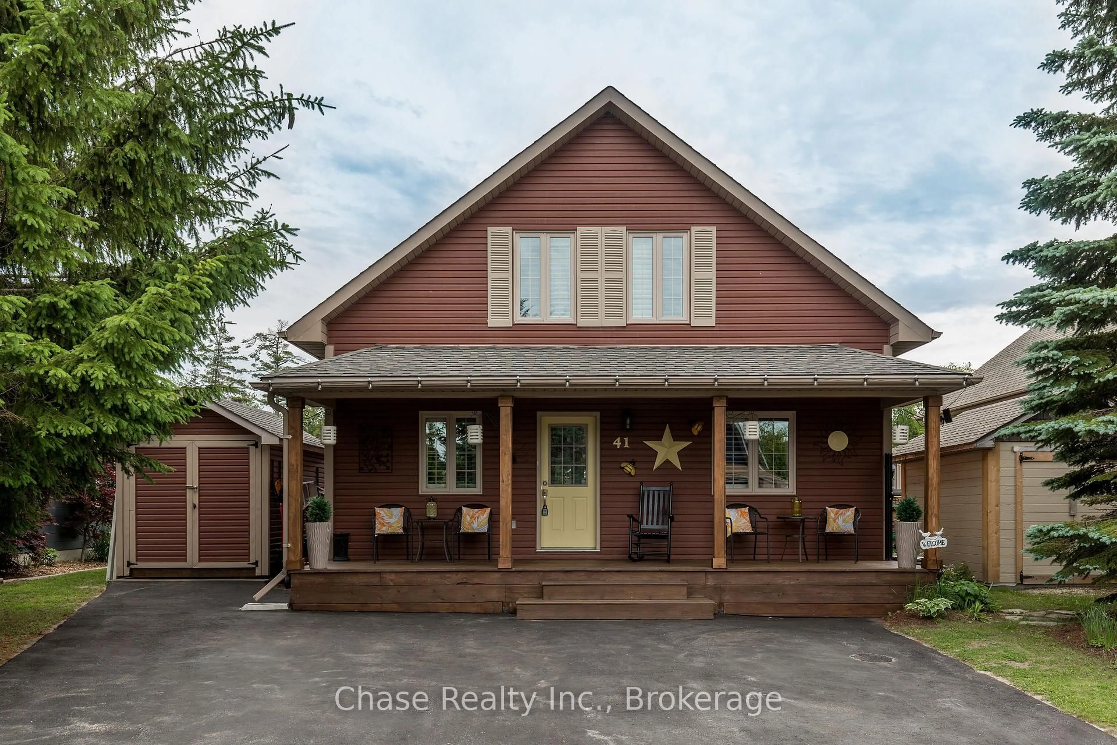 Home with brick exterior material, unknown for 41 Madawaska Tr, Wasaga Beach Ontario L9Z 1X7