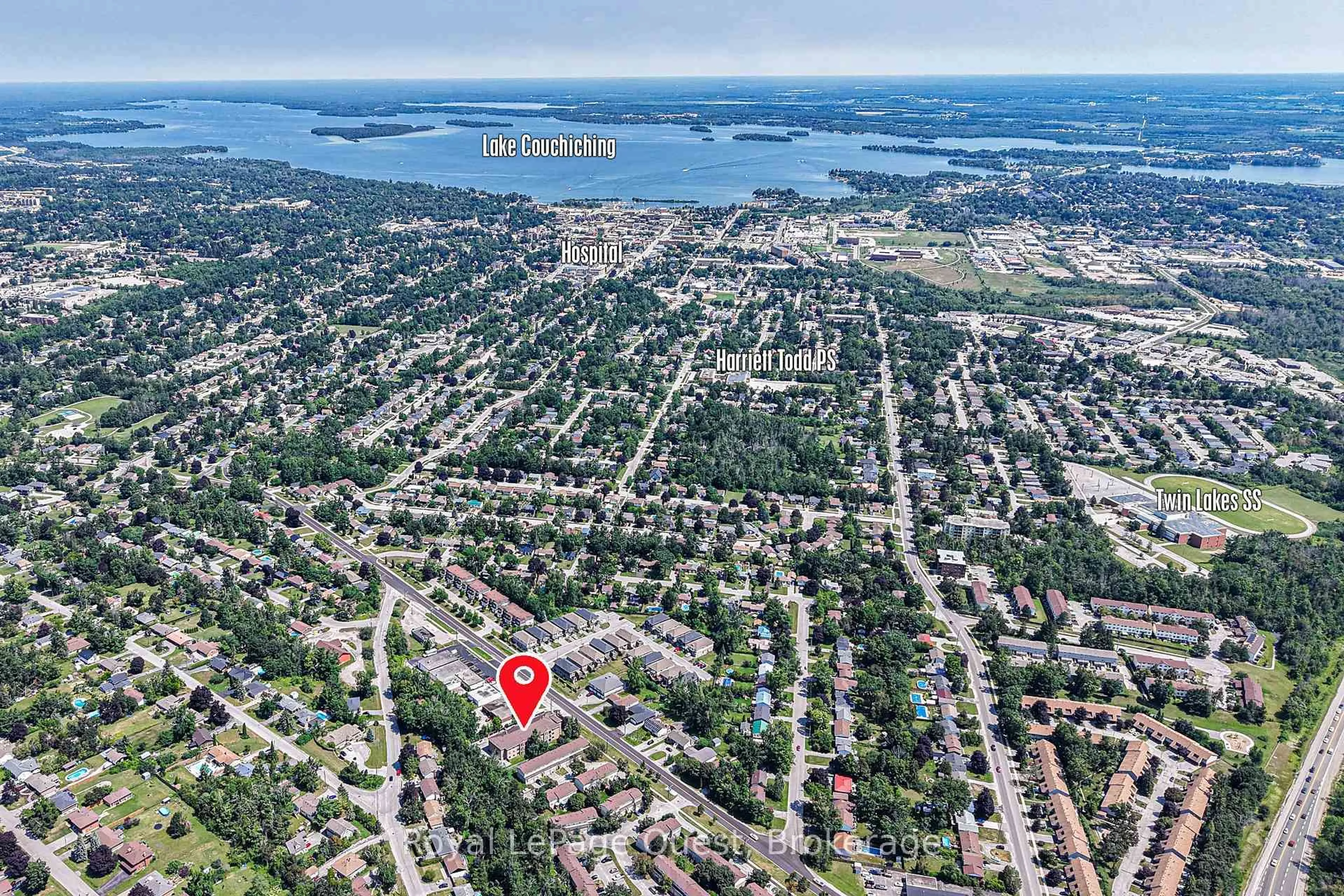 Picture of a map for 1047 Mississaga St #307, Orillia Ontario L3V 3C7