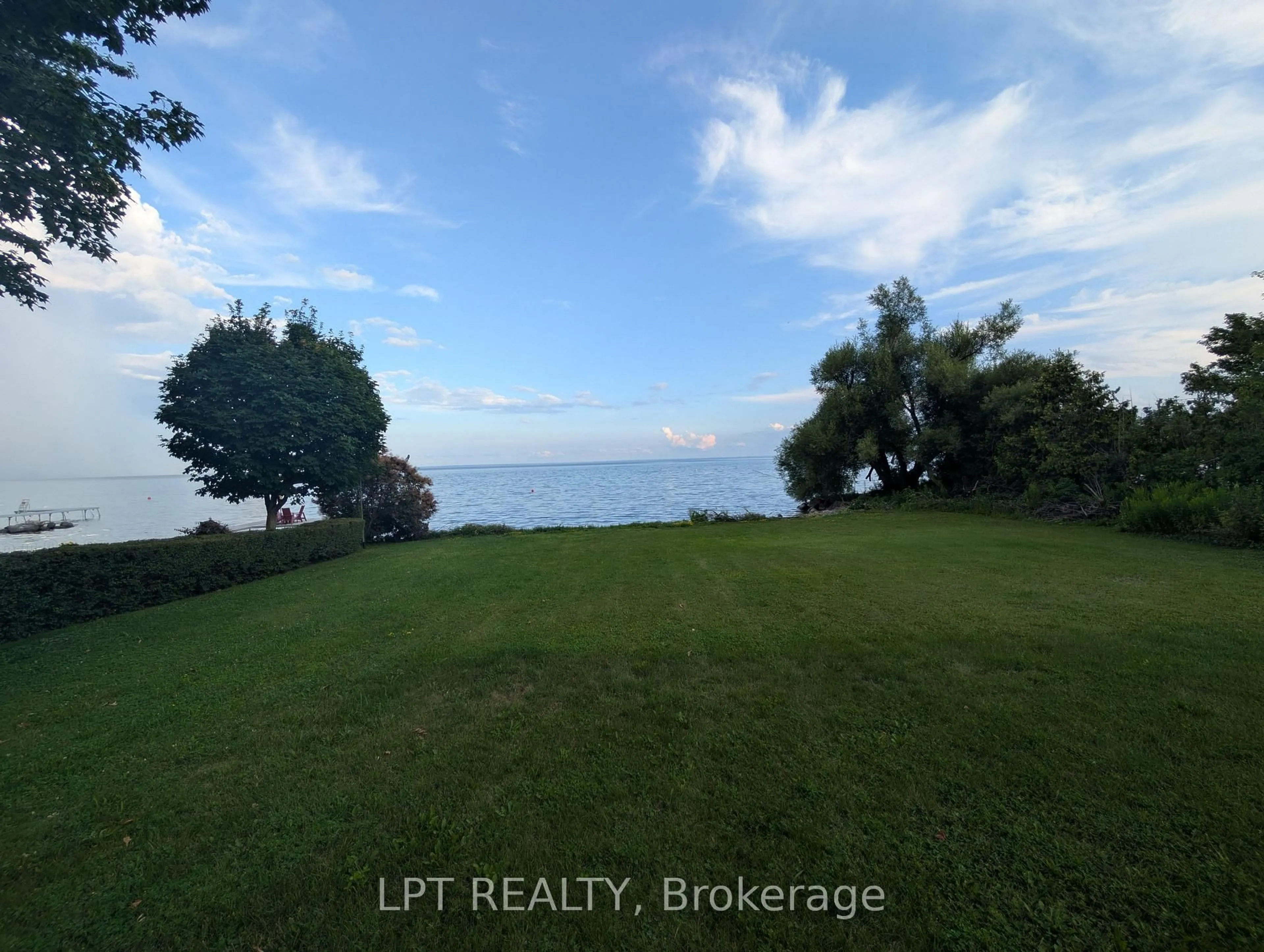 A pic from outside/outdoor area/front of a property/back of a property/a pic from drone, water/lake/river/ocean view for 47 Parkside Dr, Oro-Medonte Ontario L0L 1T0