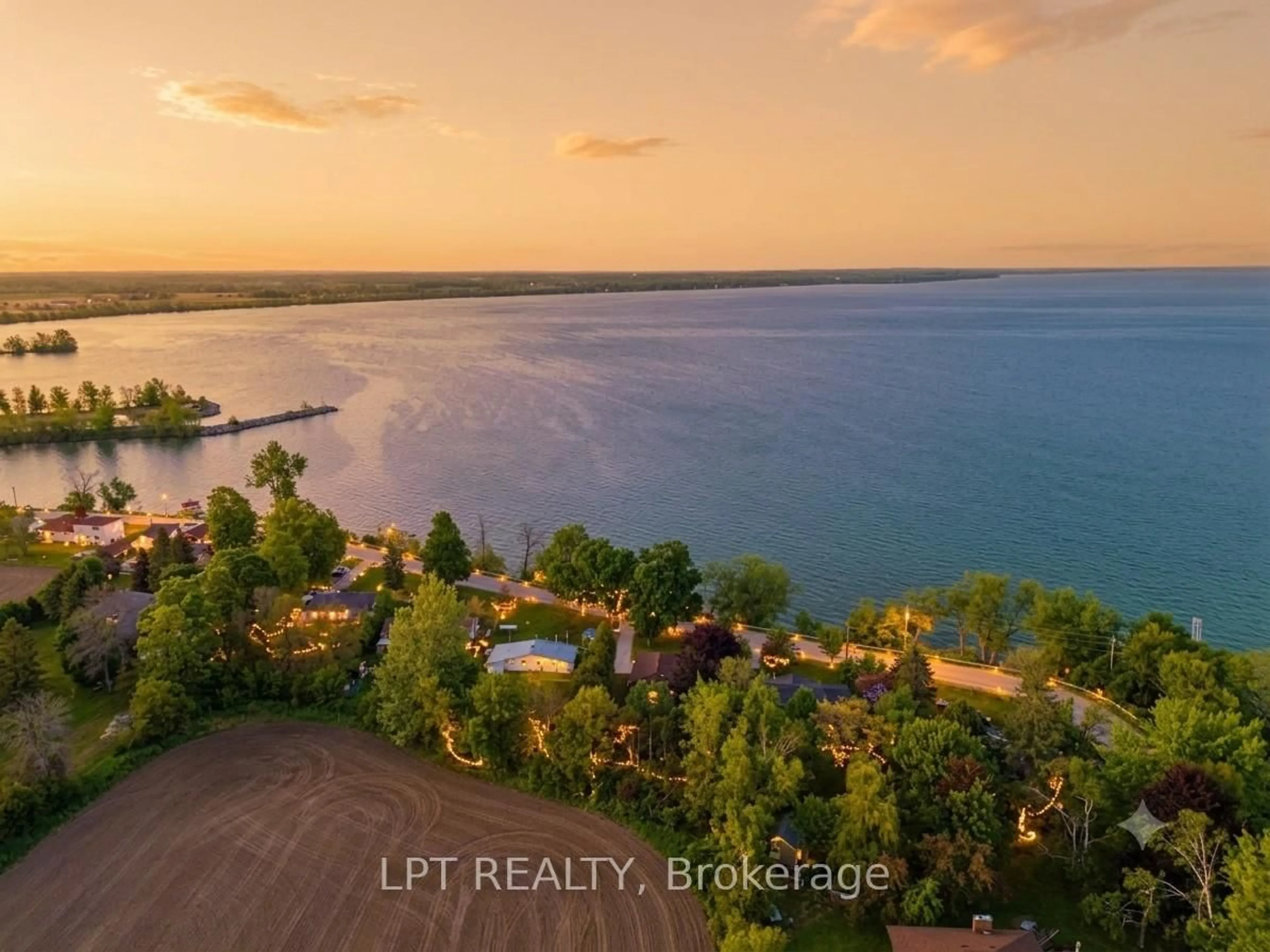 A pic from outside/outdoor area/front of a property/back of a property/a pic from drone, water/lake/river/ocean view for 1293 Ramara Road 47 Rd, Ramara Ontario L0K 1B0