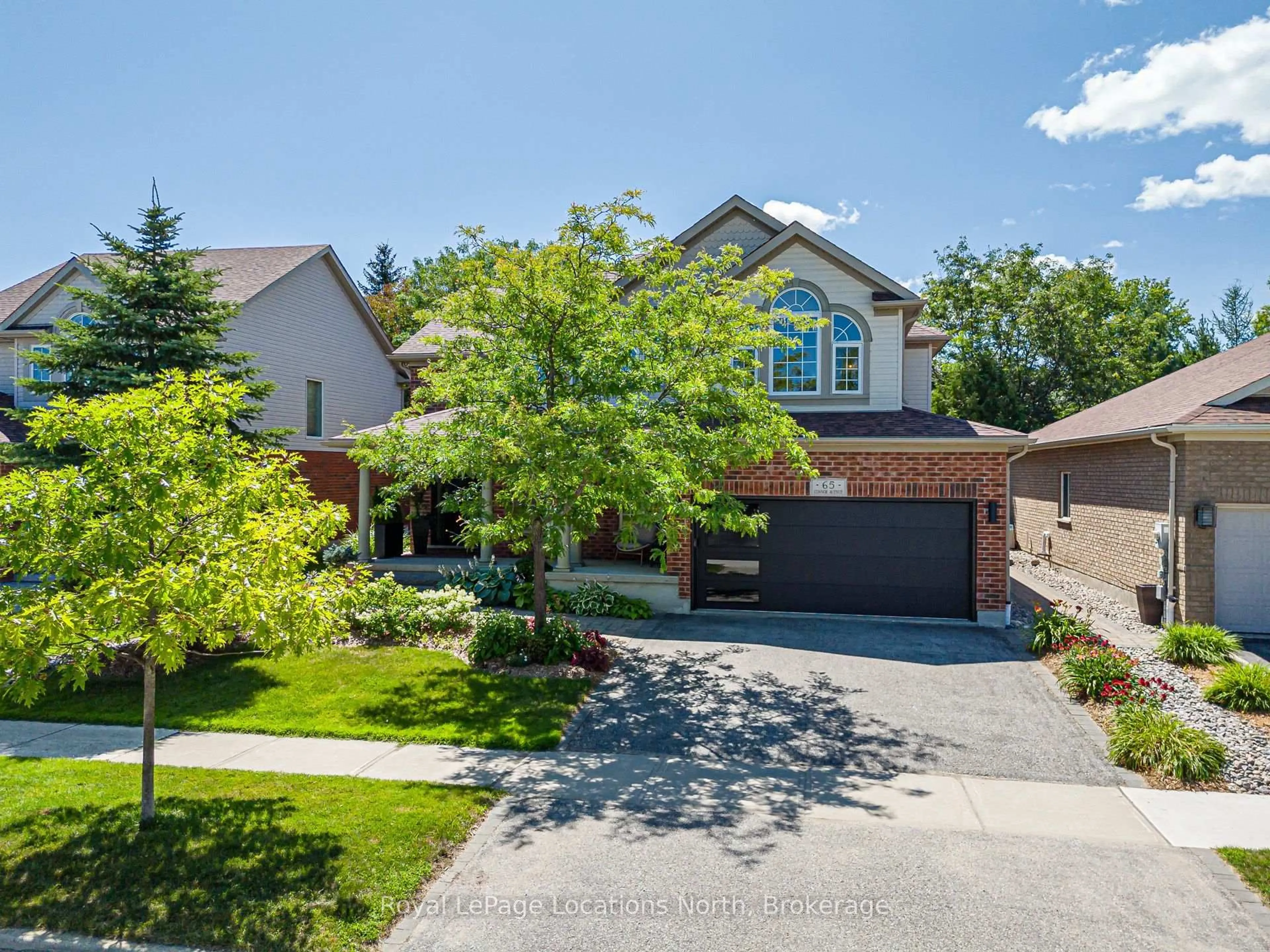 A pic from outside/outdoor area/front of a property/back of a property/a pic from drone, street for 65 Connor Ave, Collingwood Ontario L9Y 5K7