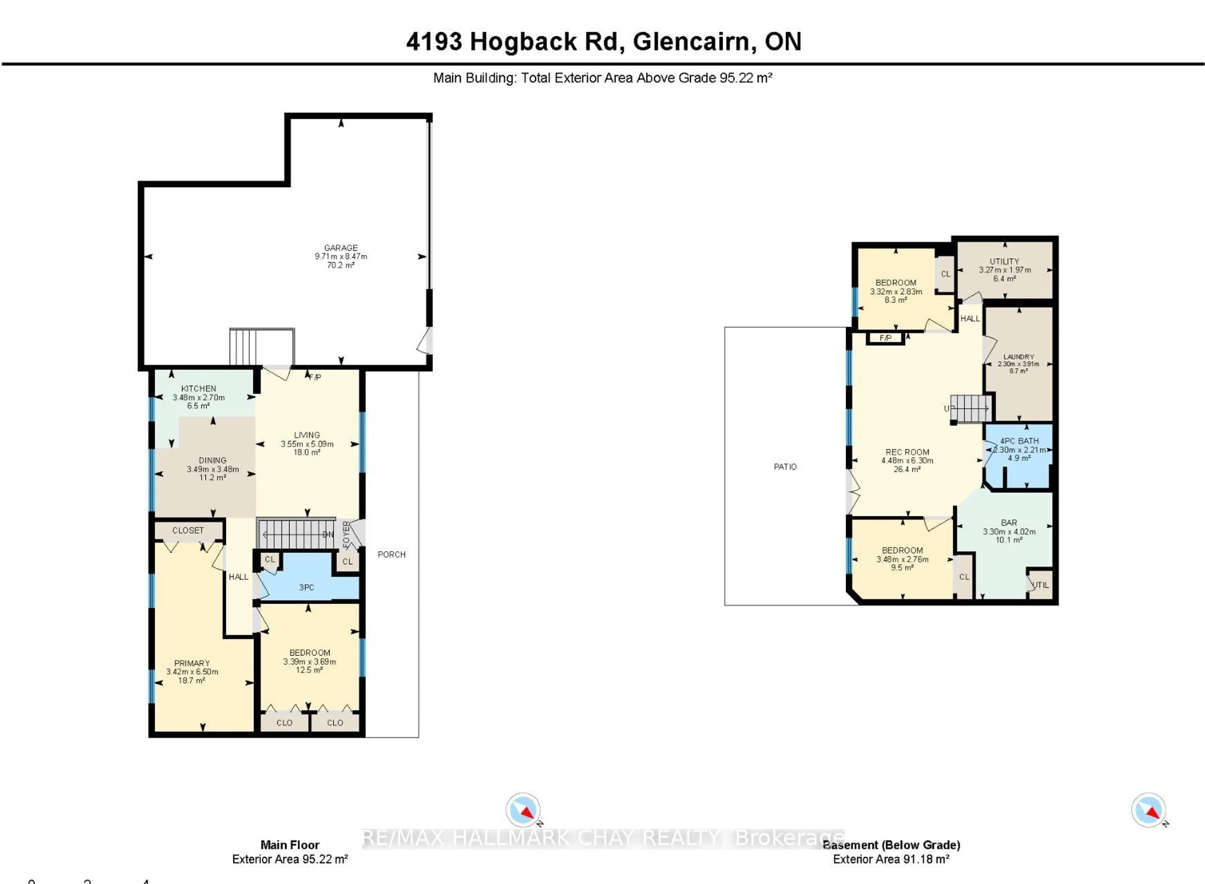 Floor plan for 4193 Hogback Rd, Clearview Ontario L0M 1K0