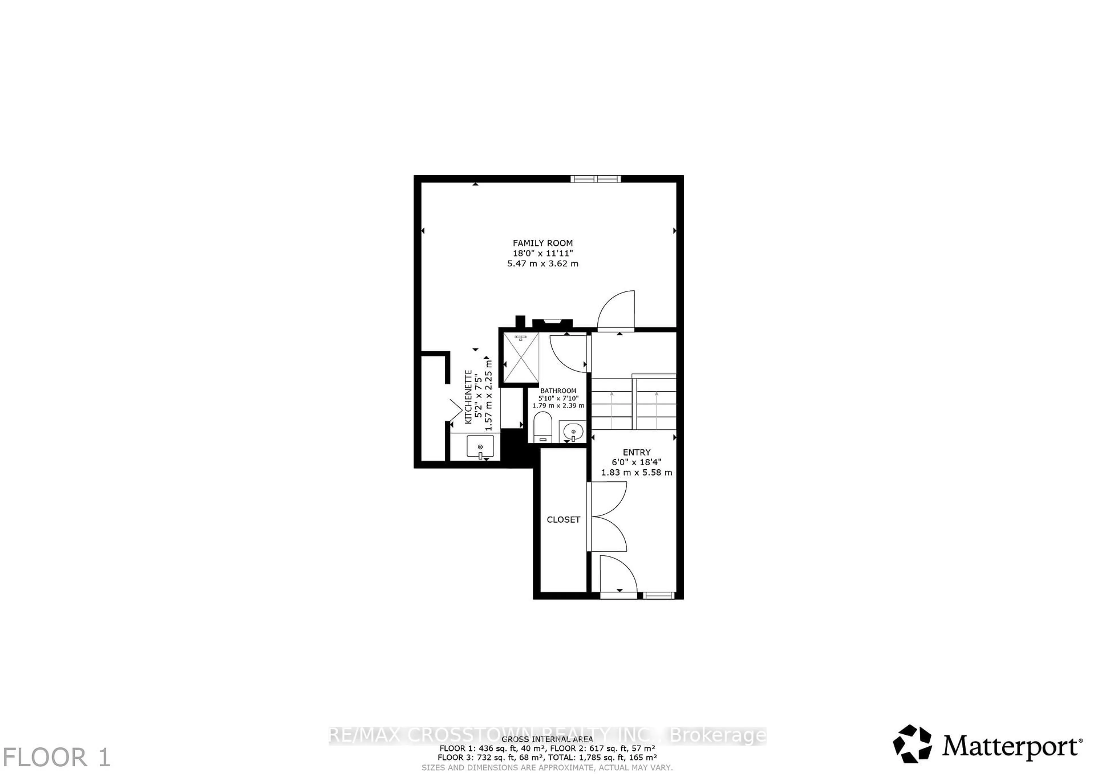 Floor plan for 360 Blake St #24, Barrie Ontario L4M 1L3