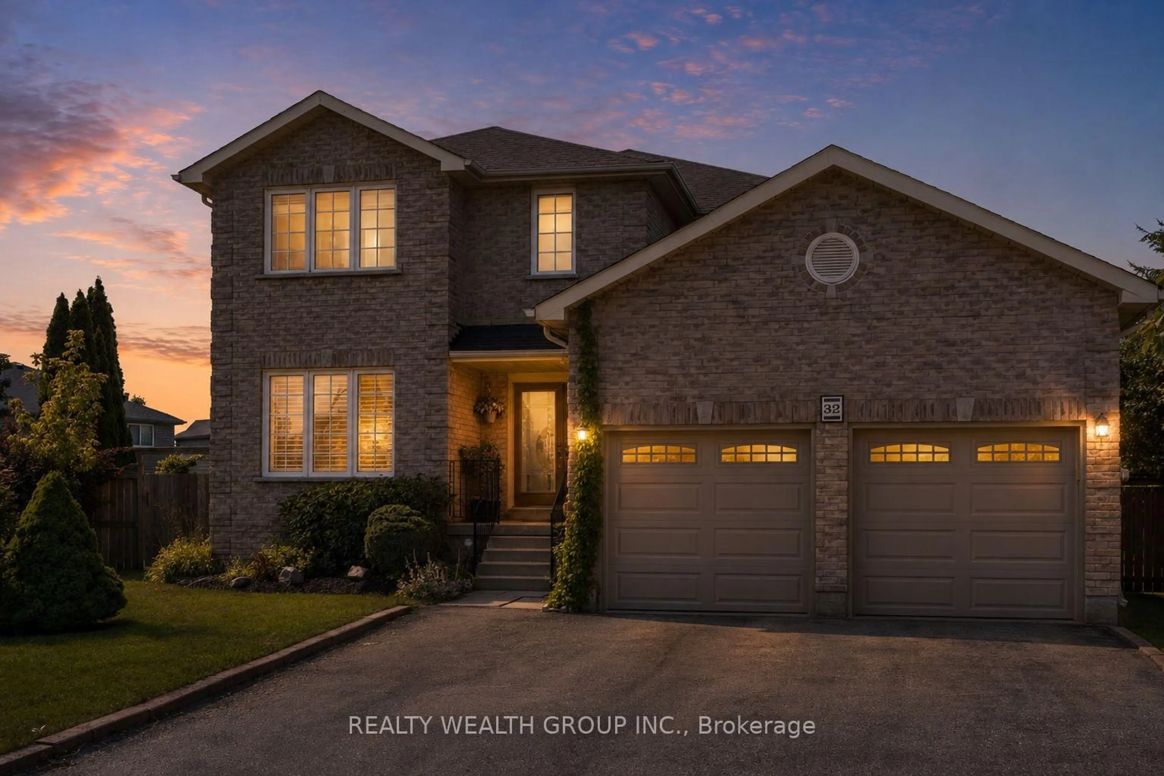 Home with brick exterior material, street for 32 Reynolds Lane, Barrie Ontario L4N 0P9