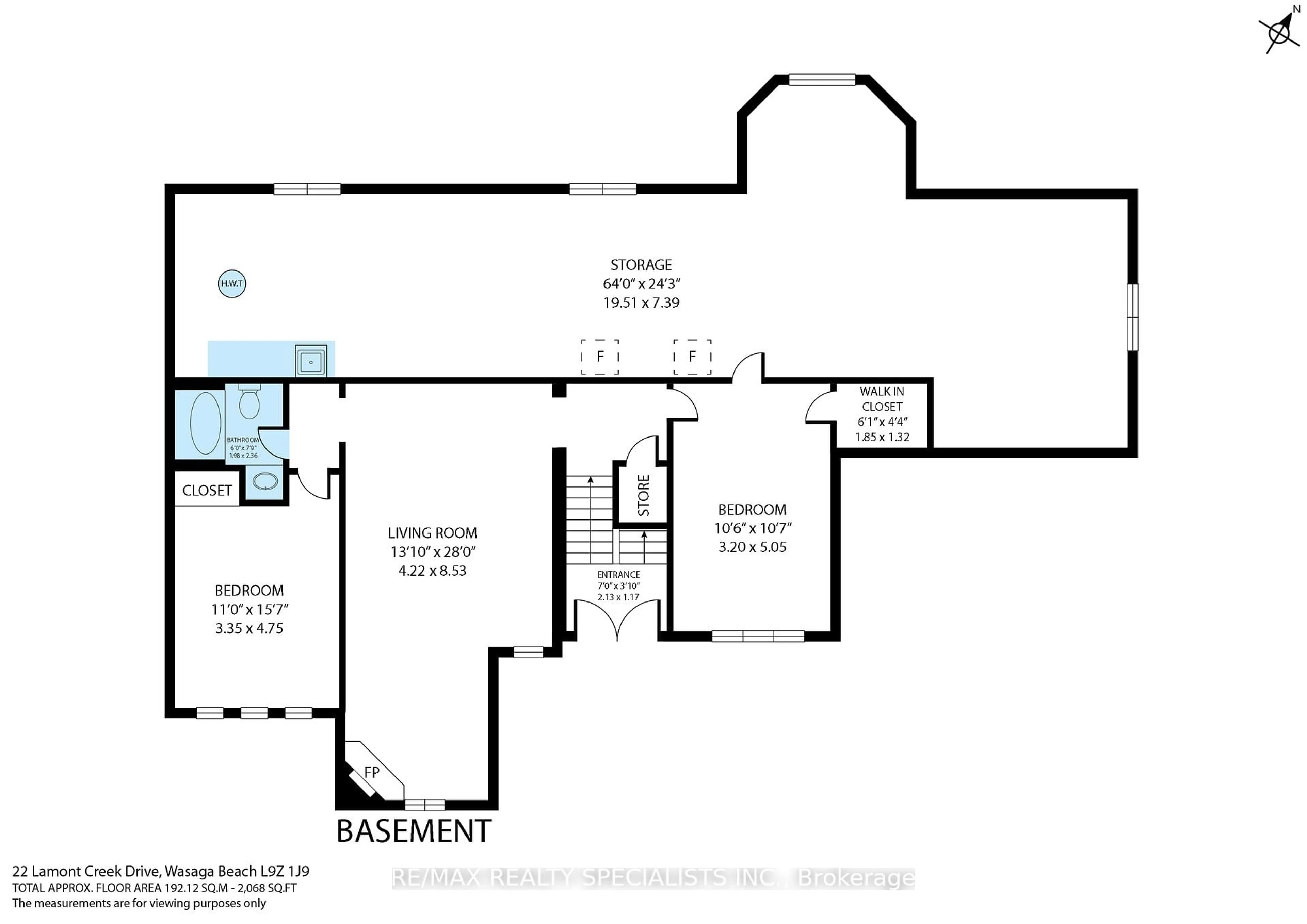 Floor plan for 22 Lamont Creek Dr, Wasaga Beach Ontario L9Z 1J9