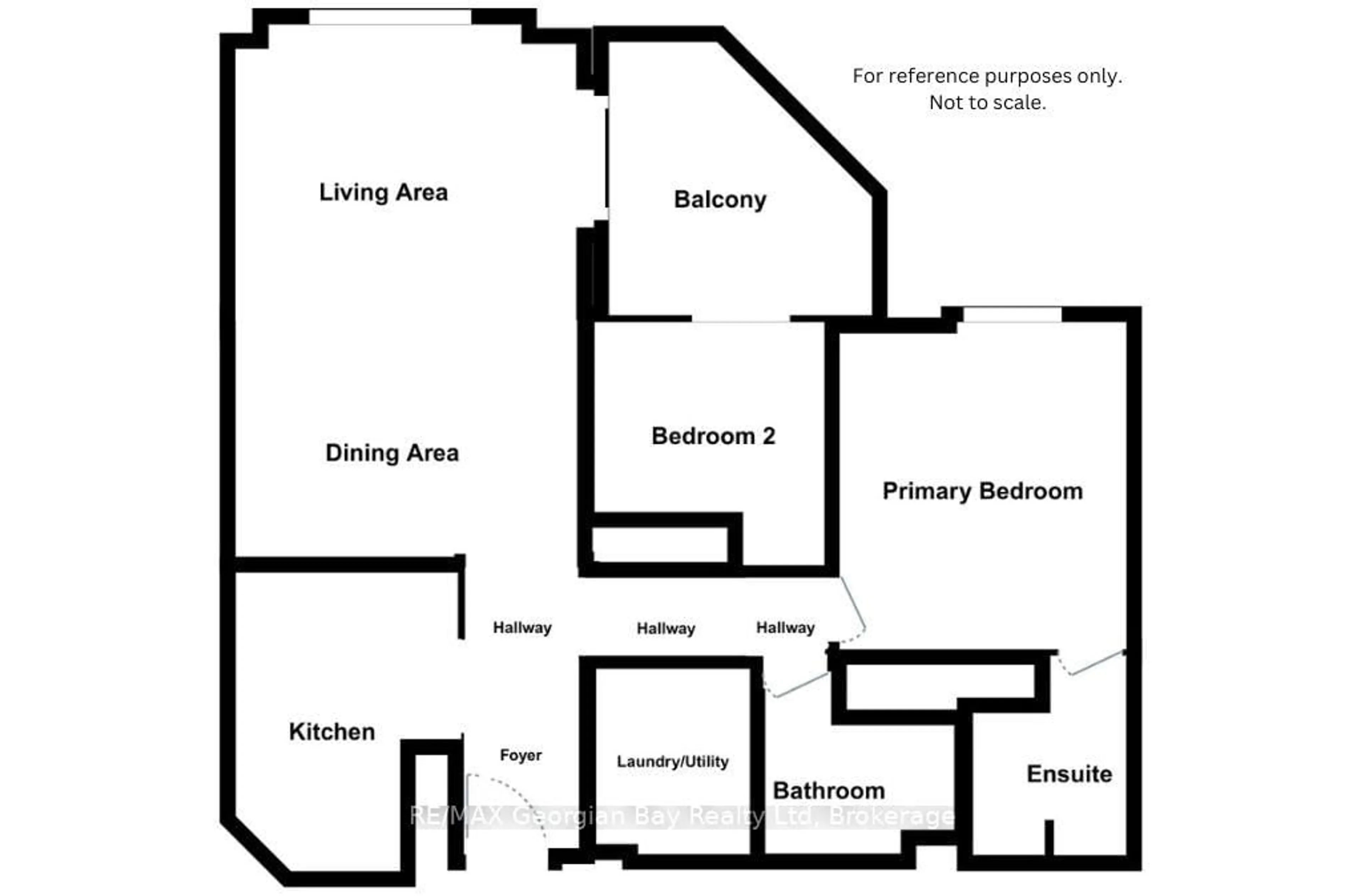 Floor plan for 11 Beck Blvd #404, Penetanguishene Ontario L9M 2G1