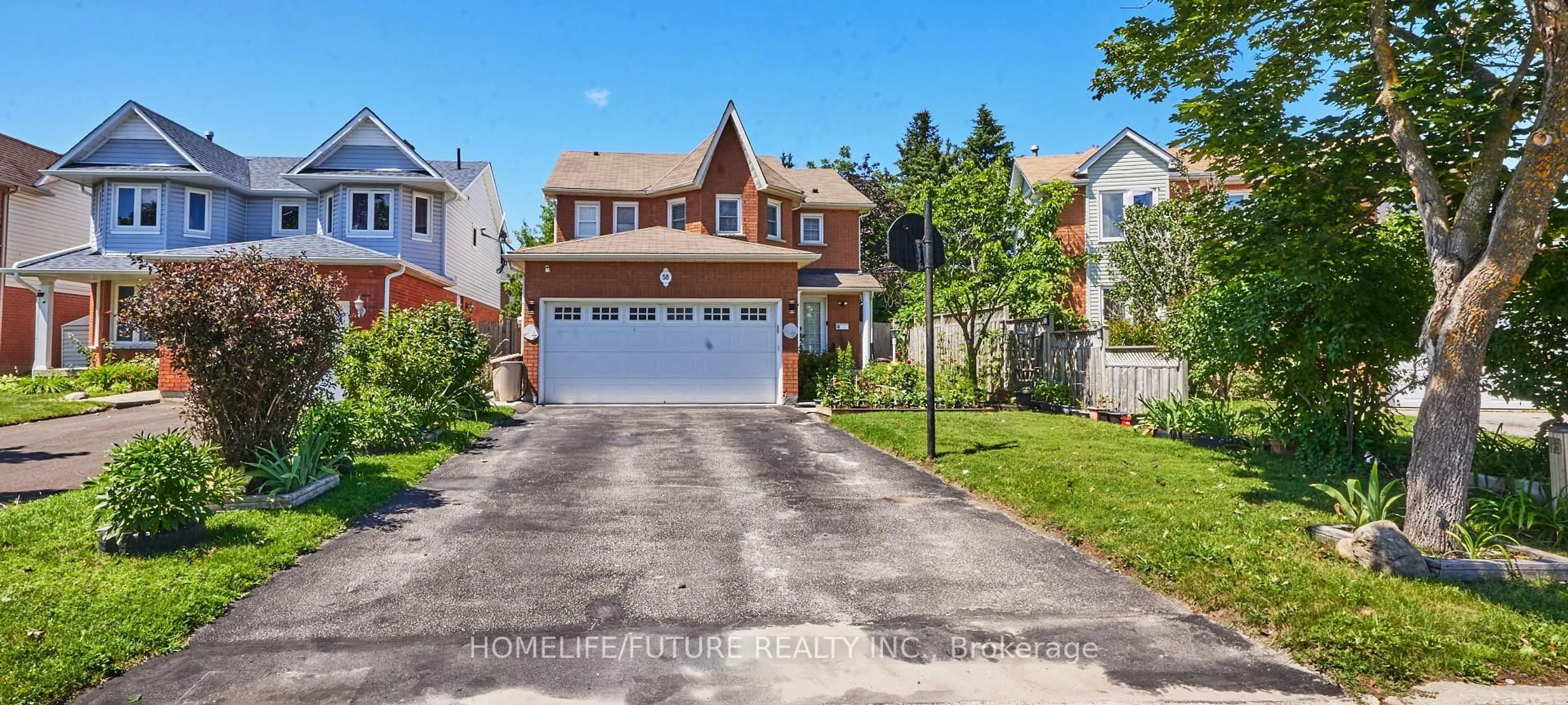Home with brick exterior material, street for 58 O'Shaughnessy Cres, Barrie Ontario L4N 7L8