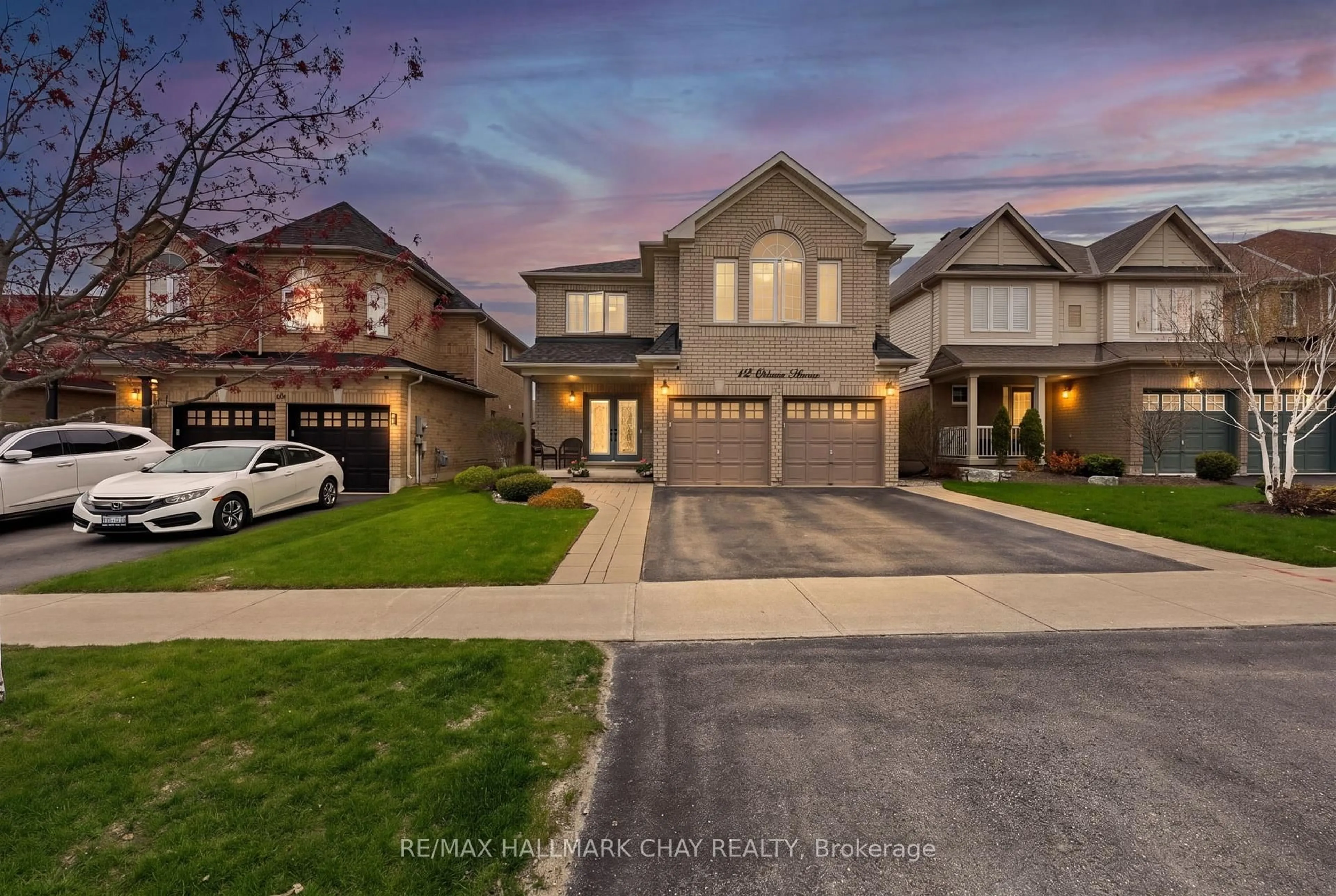 Home with brick exterior material, street for 12 Orleans Ave, Barrie Ontario L4M 0B1