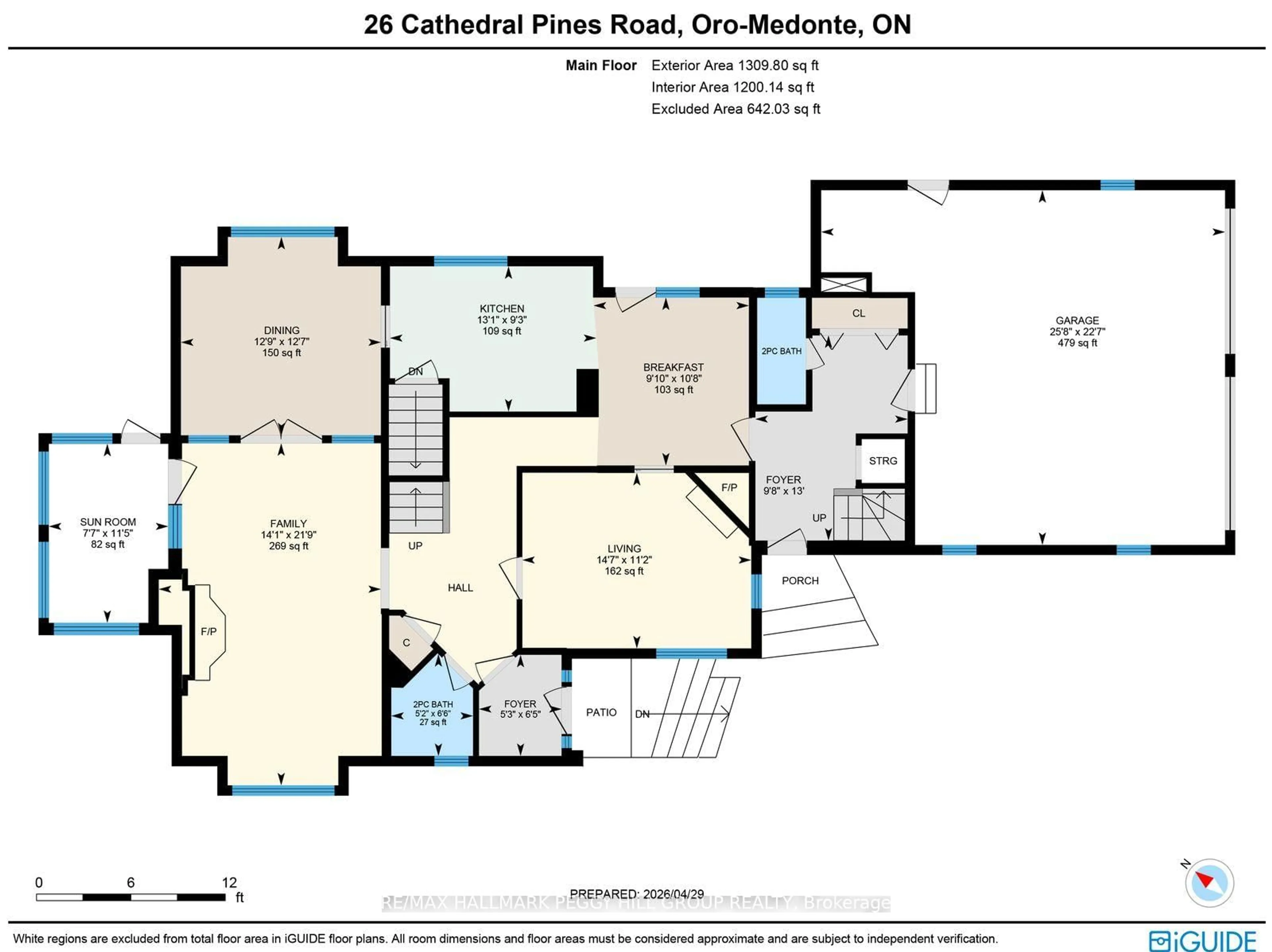 Floor plan for 26 Cathedral Pines Rd, Oro-Medonte Ontario L4M 4Y8
