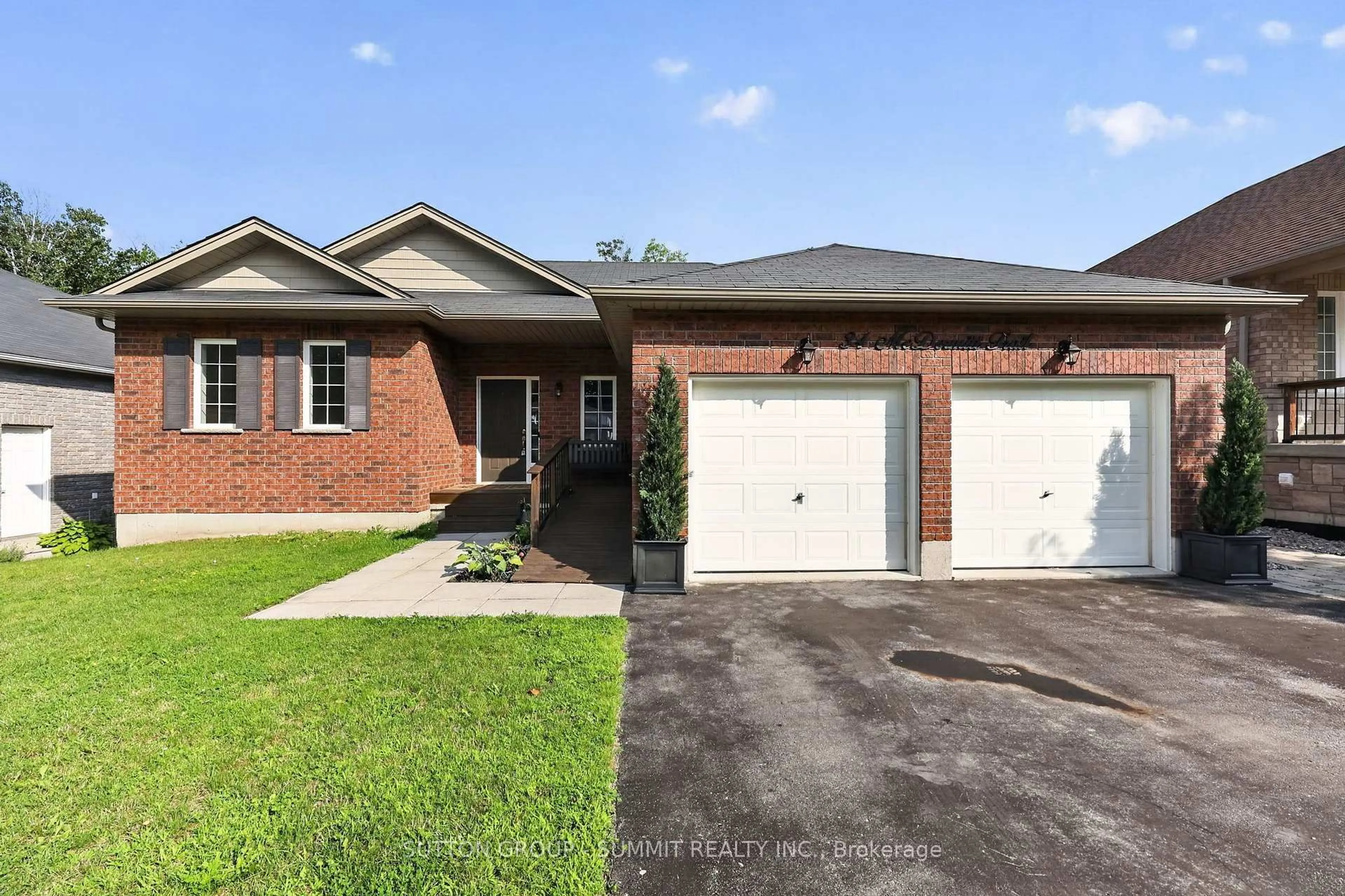 Home with brick exterior material, street for 34 MCDERMITT Tr, Tay Ontario L0K 2A0