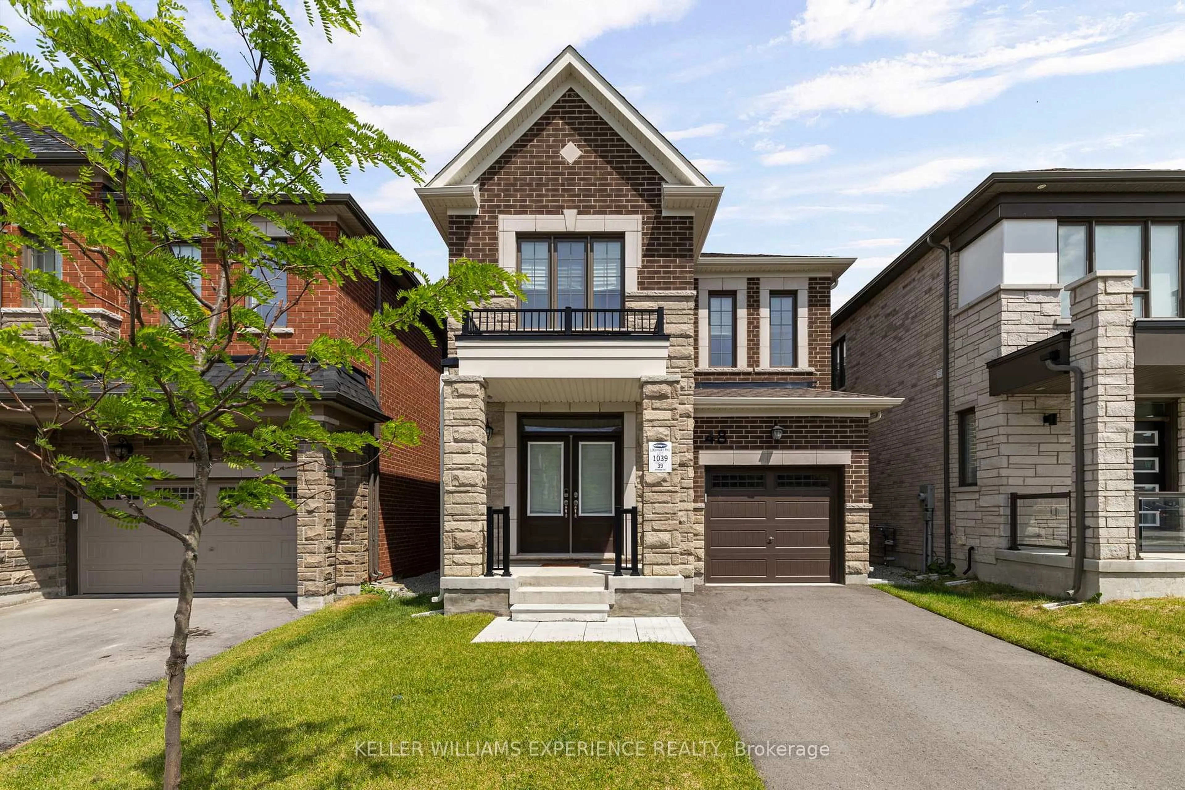 Home with brick exterior material, street for 48 Mcbride Tr, Barrie Ontario L9J 0B7