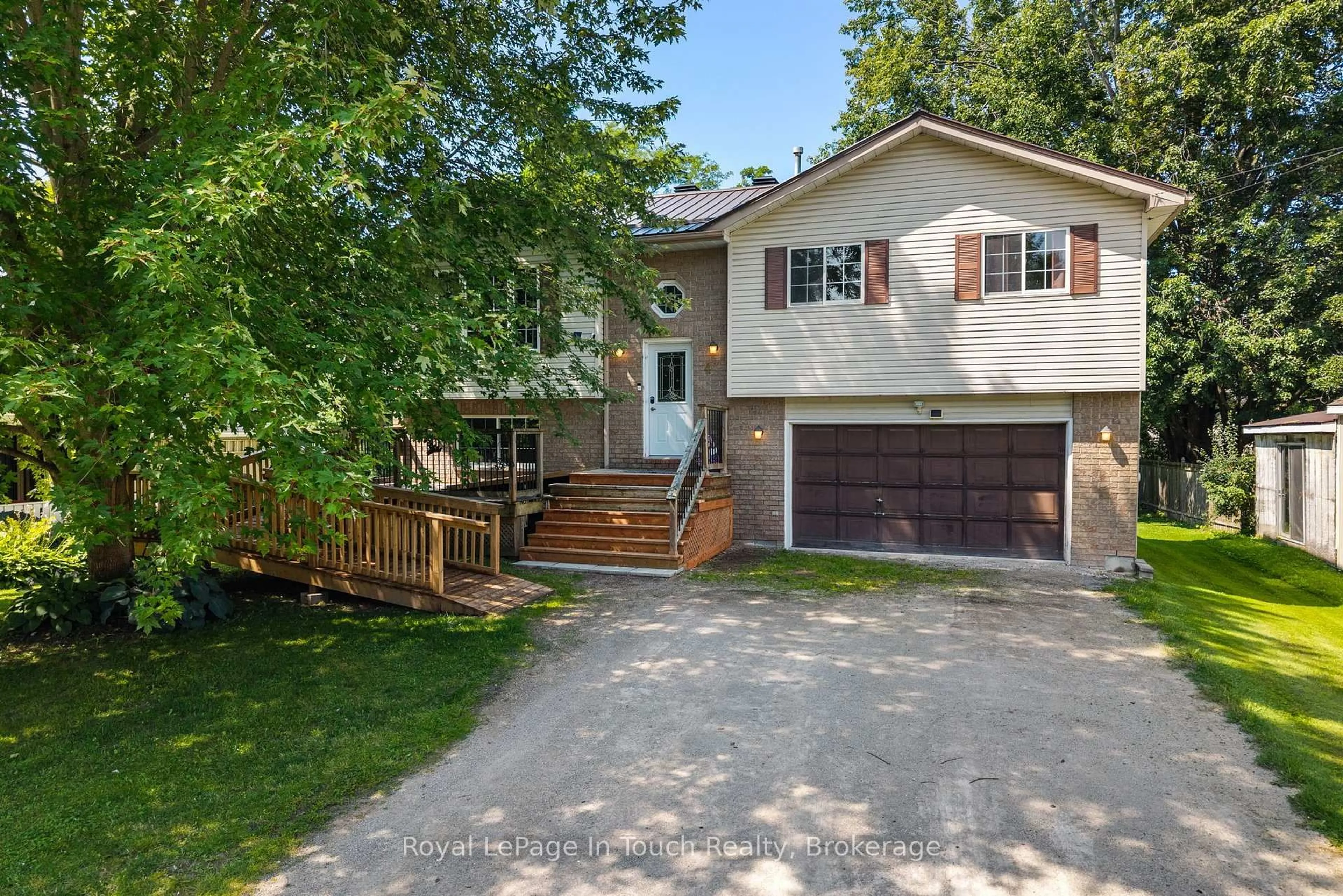 Home with vinyl exterior material, street for 4 Eplett St, Severn Ontario L0K 1E0