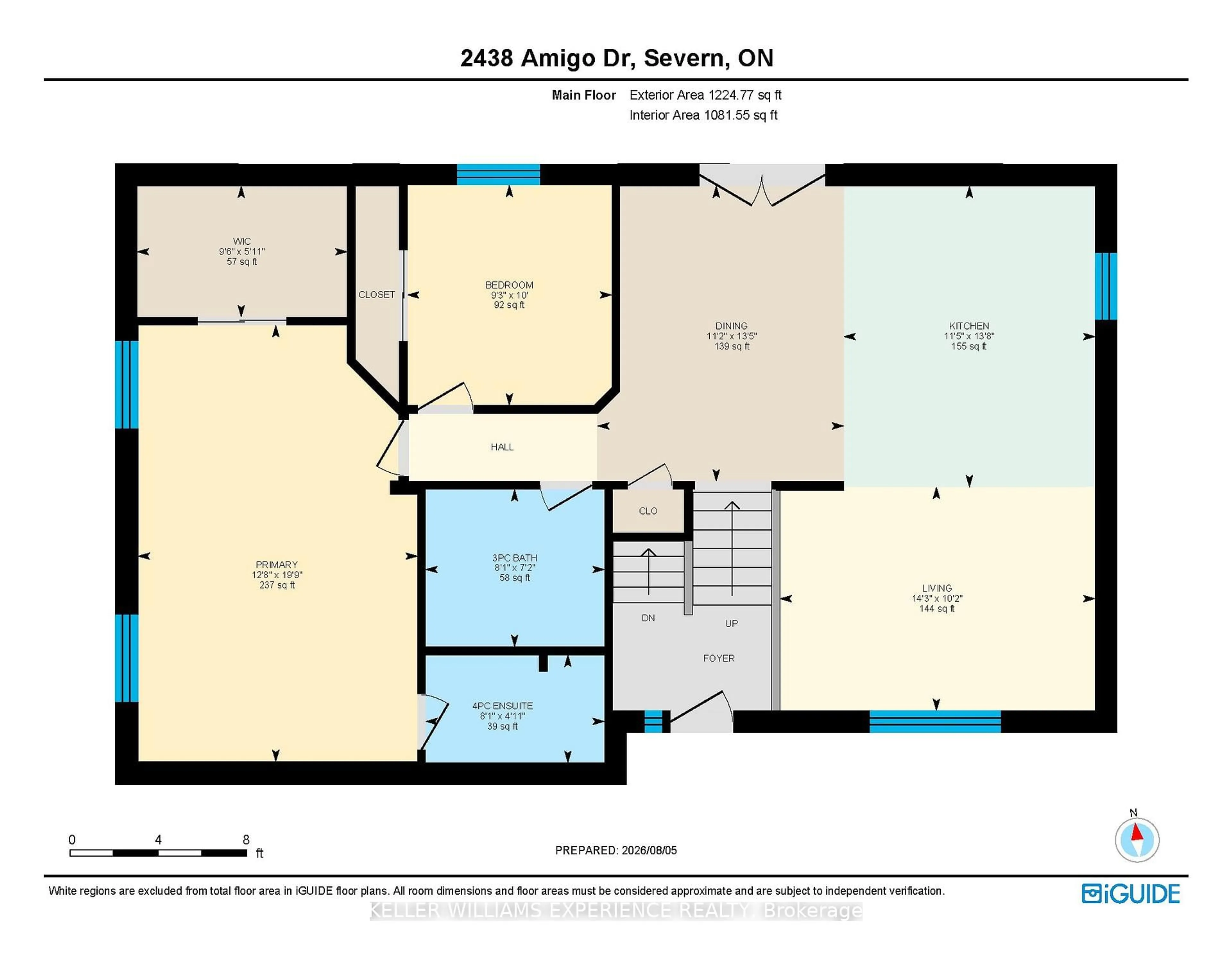Floor plan for 2438 Amigo Dr, Severn Ontario L3V 0T9
