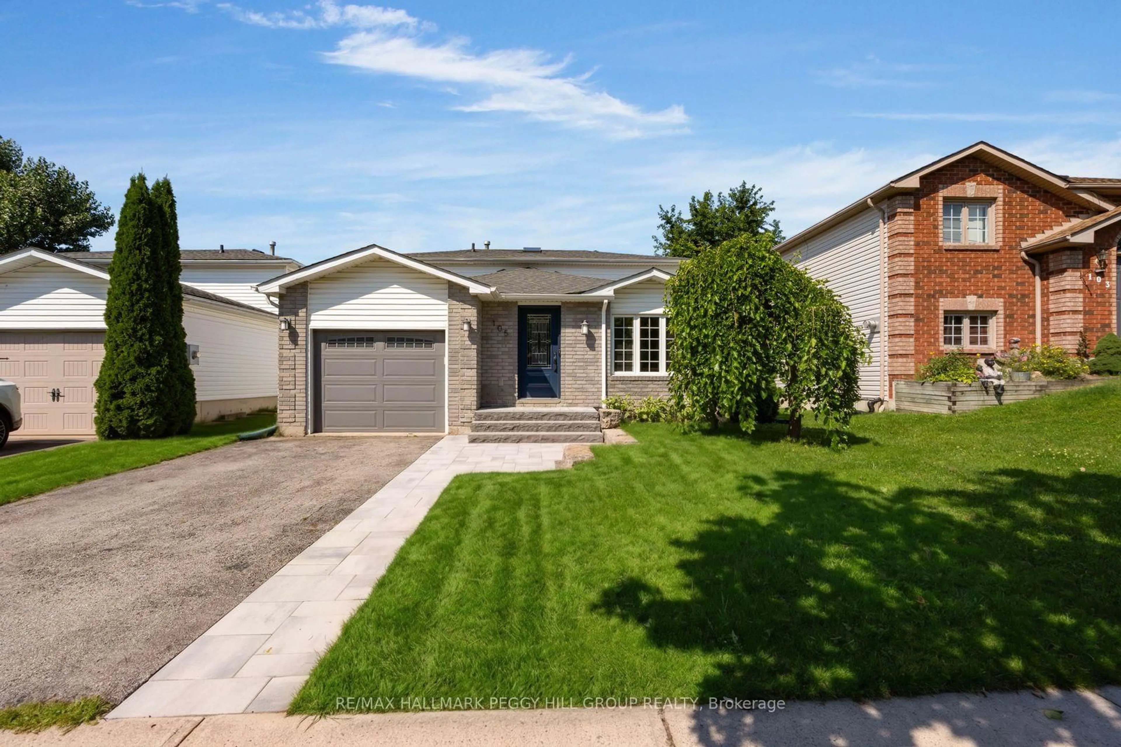 Home with brick exterior material, street for 105 Columbia Rd, Barrie Ontario L4N 8E5