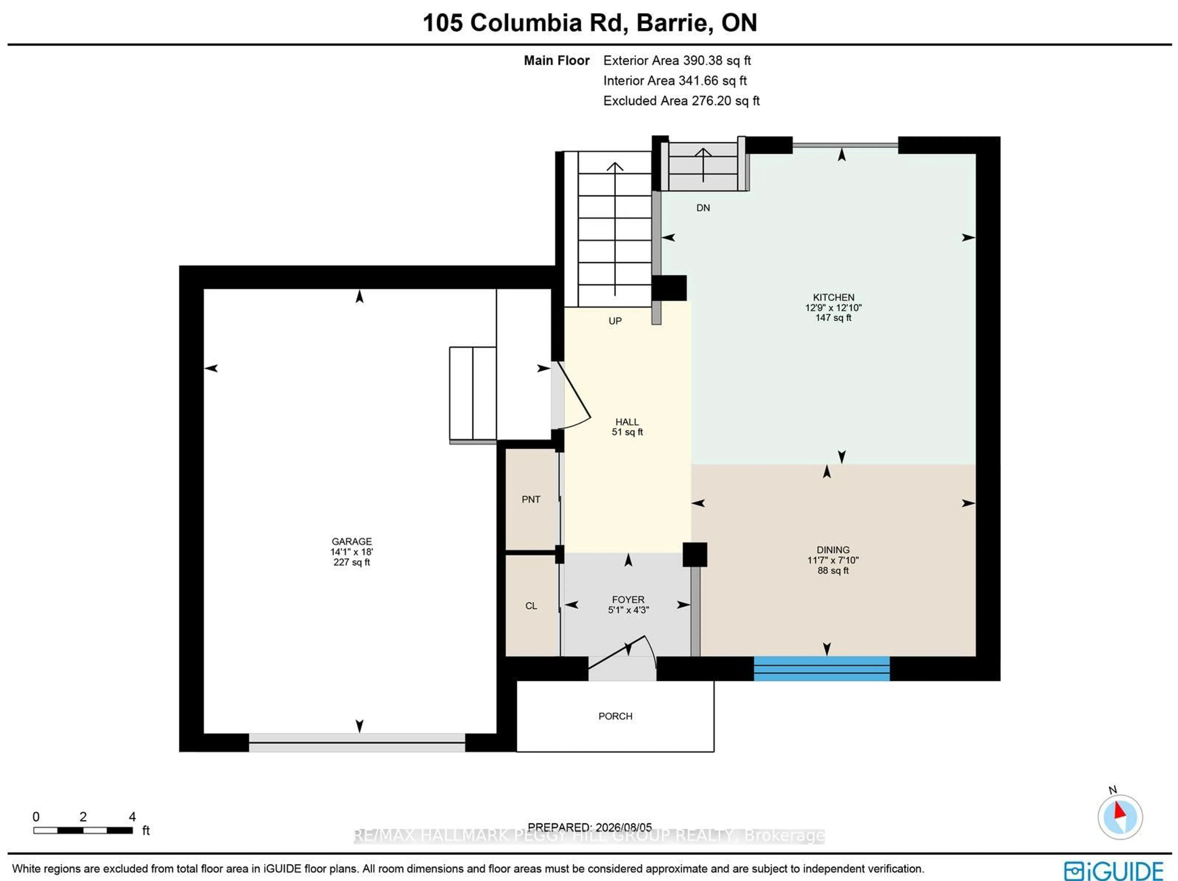 Floor plan for 105 Columbia Rd, Barrie Ontario L4N 8E5
