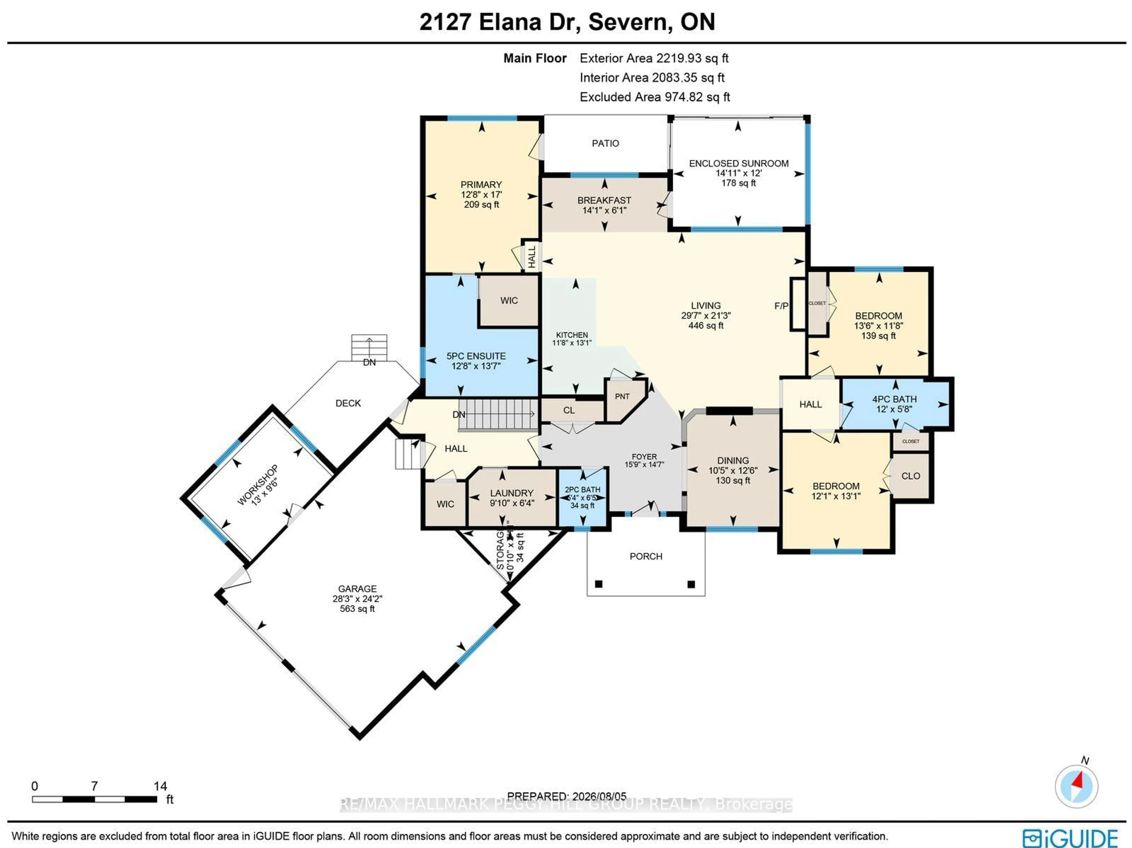 Floor plan for 2127 Elana Dr, Severn Ontario L3V 0C1