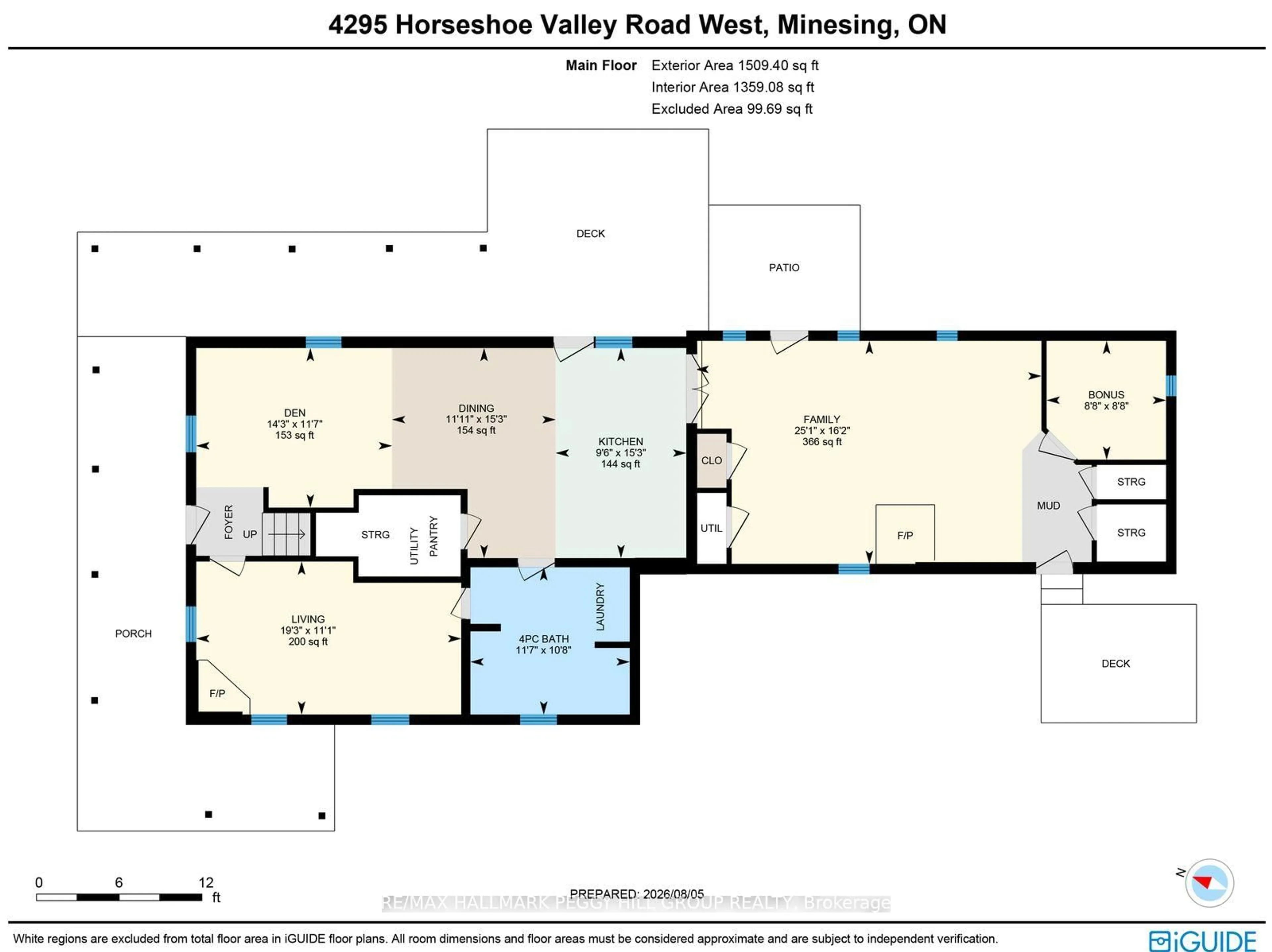 Floor plan for 4295 Horseshoe Valley Rd, Springwater Ontario L9X 1G1