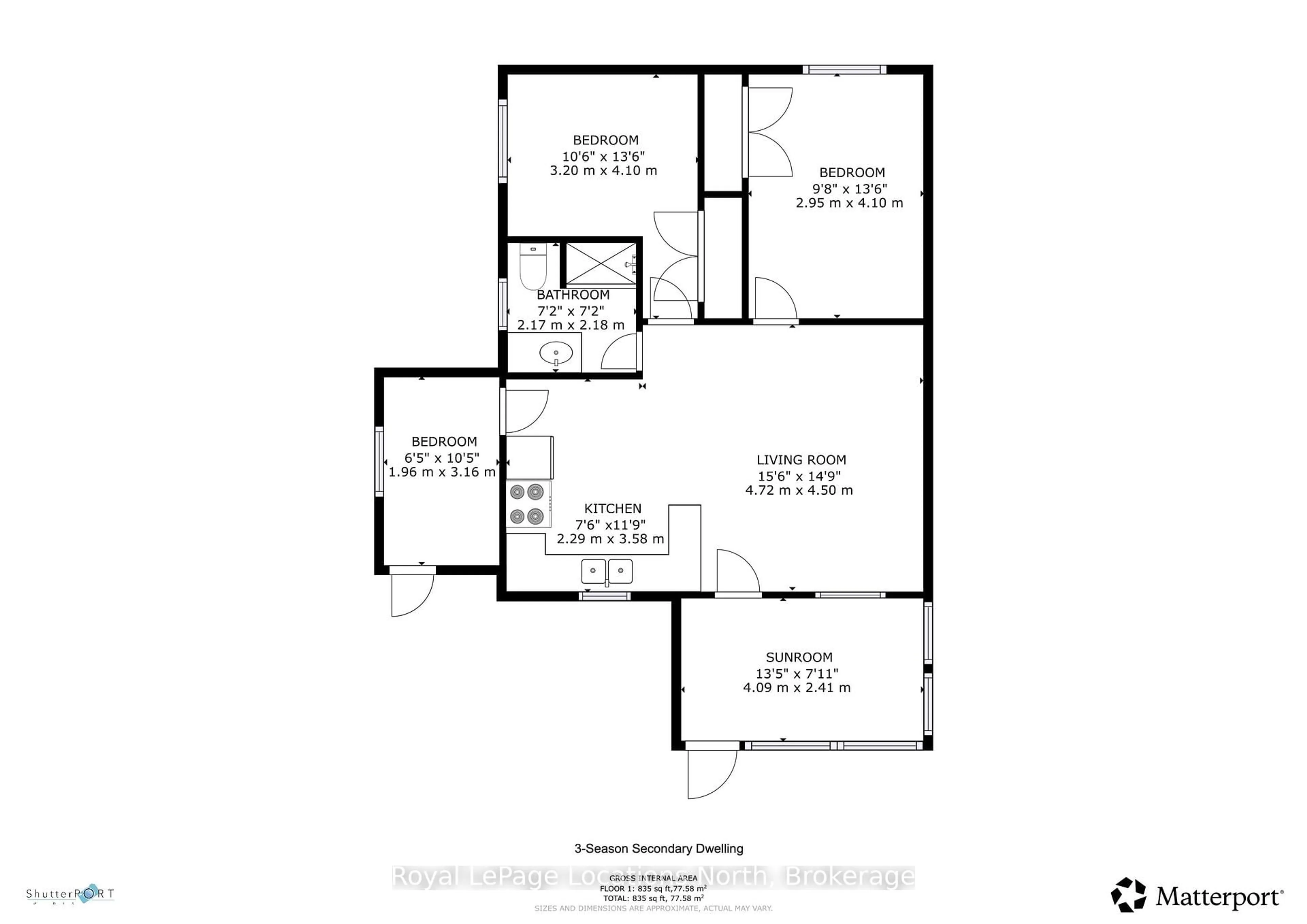 Floor plan for 74 27th St, Wasaga Beach Ontario L9Z 2E5