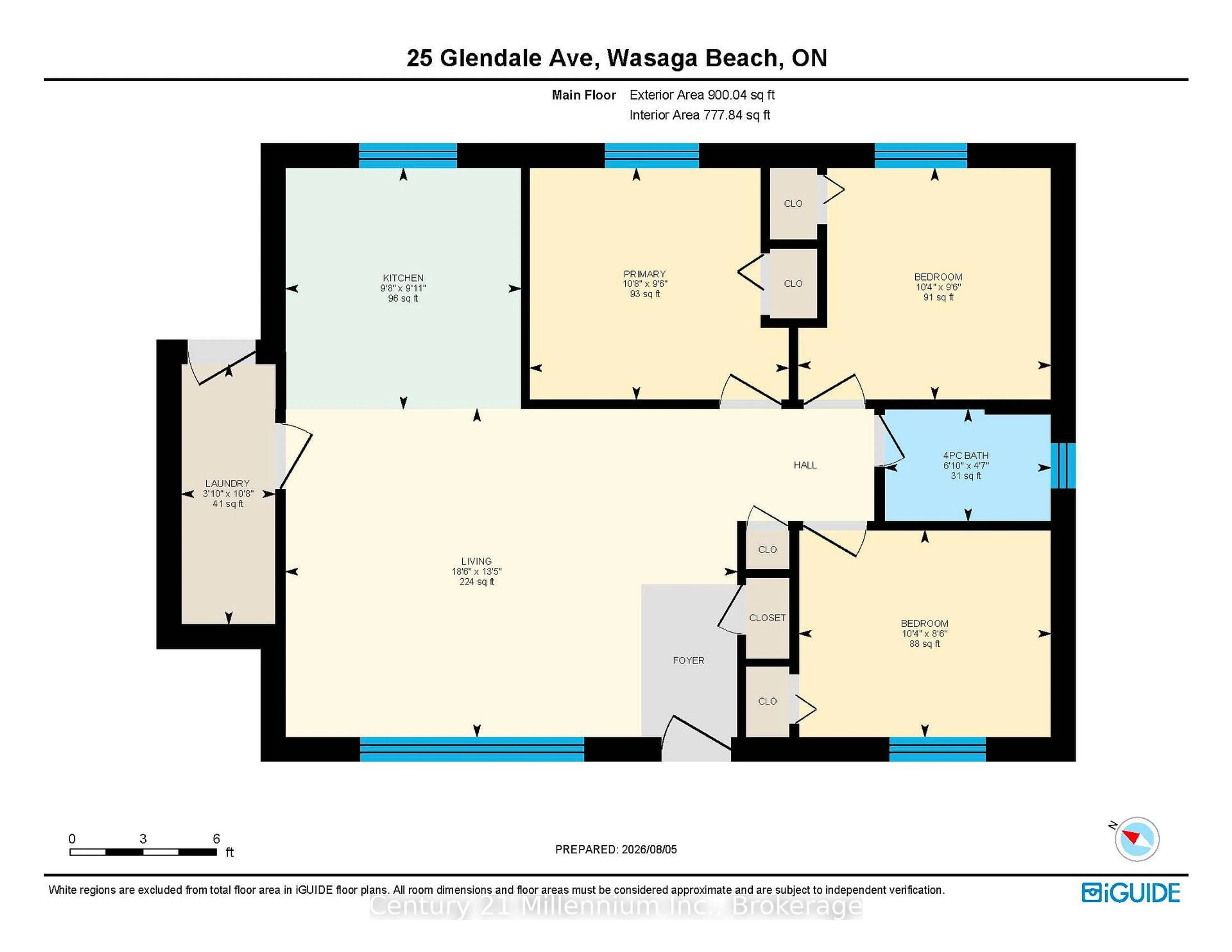Floor plan for 25 Glendale Ave, Wasaga Beach Ontario L9Z 2T1