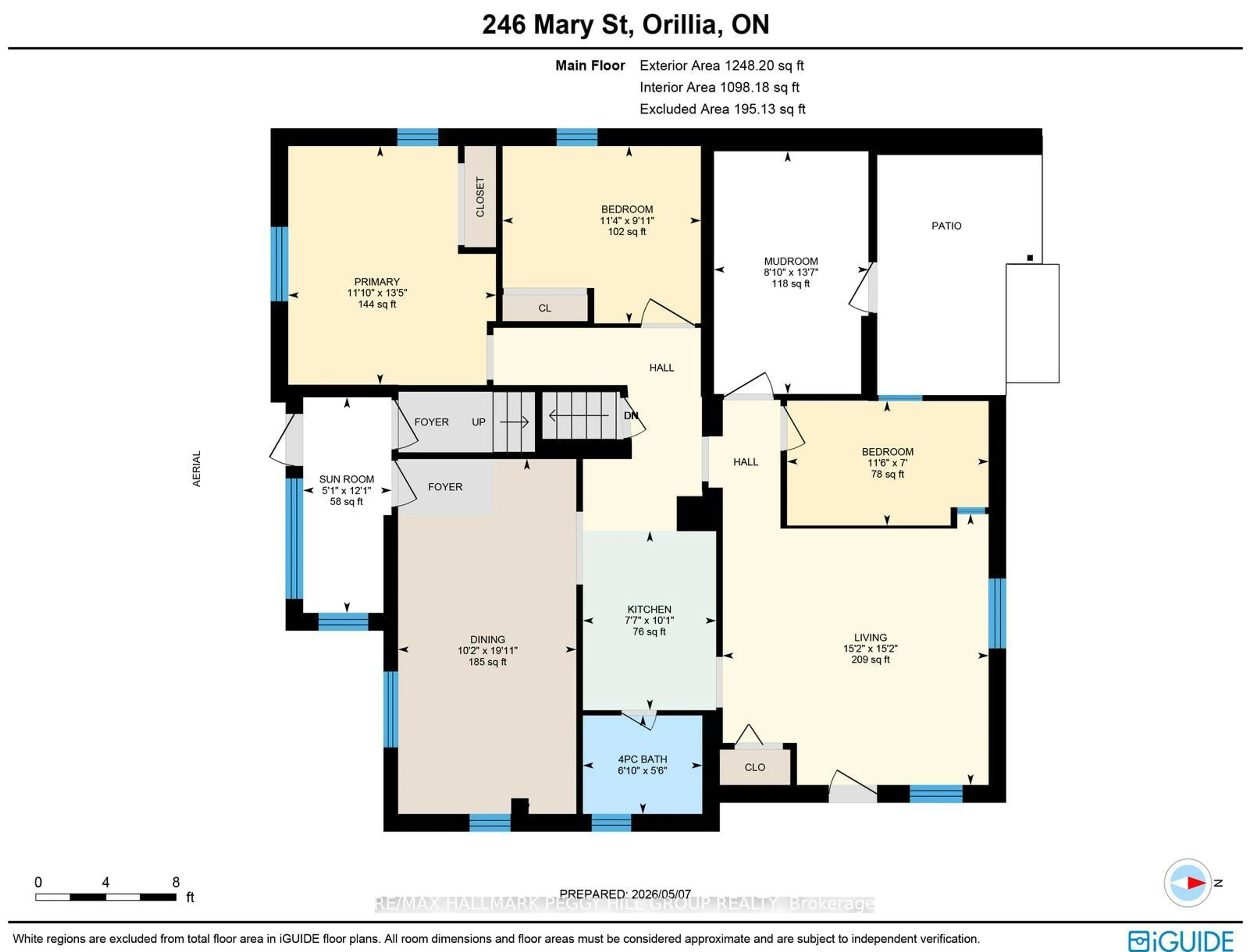 Floor plan for 246 Mary St, Orillia Ontario L3V 3E6