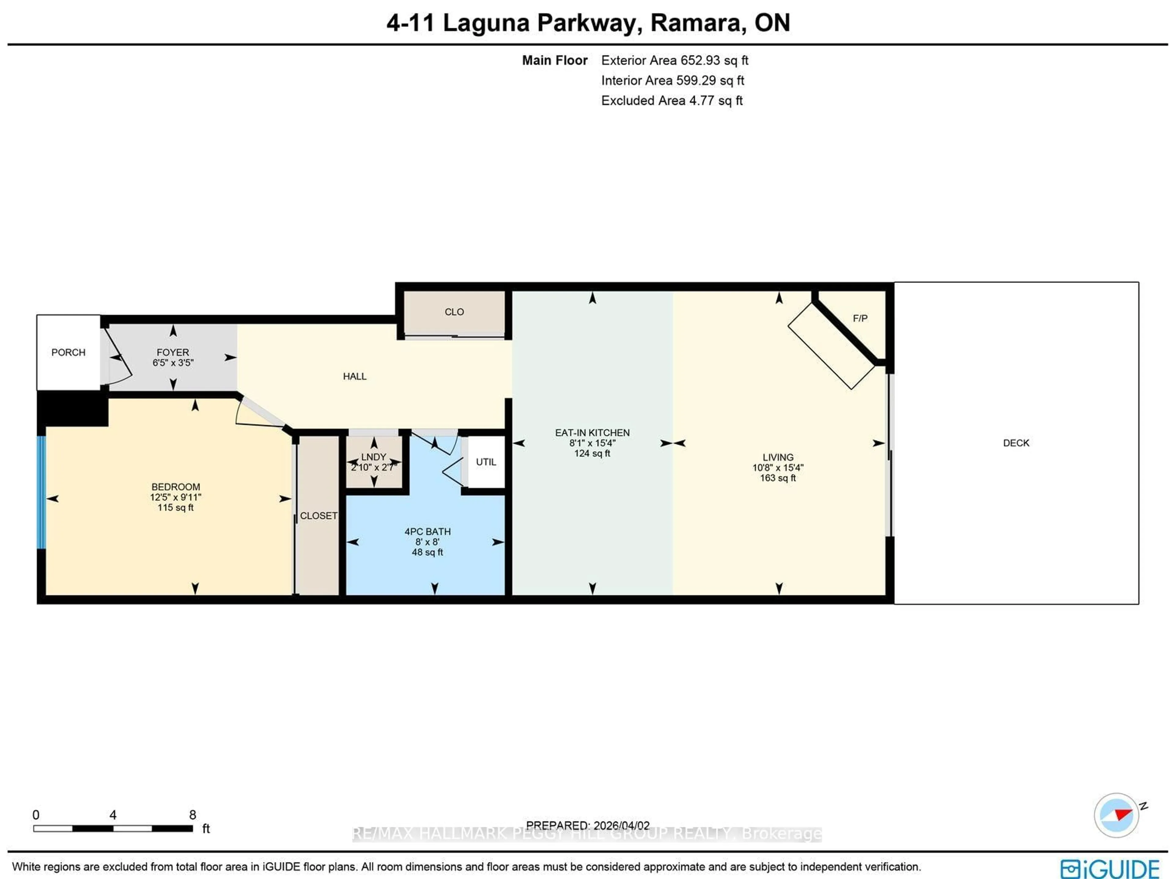 Floor plan for 11 Laguna Pkwy #4, Ramara Ontario L0K 1B0
