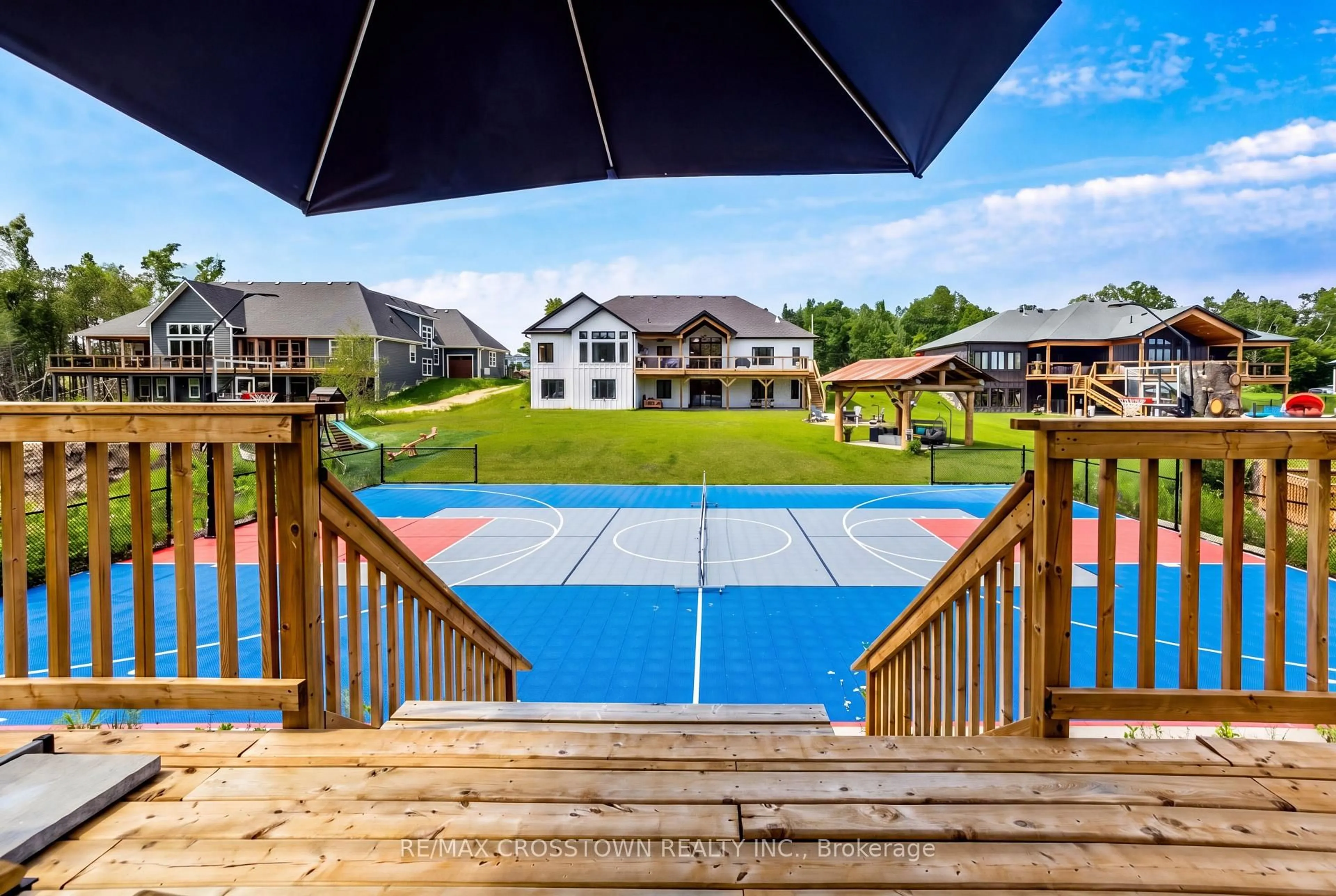 Patio, water/lake/river/ocean view for 75 Moonstone Rd, Oro-Medonte Ontario L0K 1N0