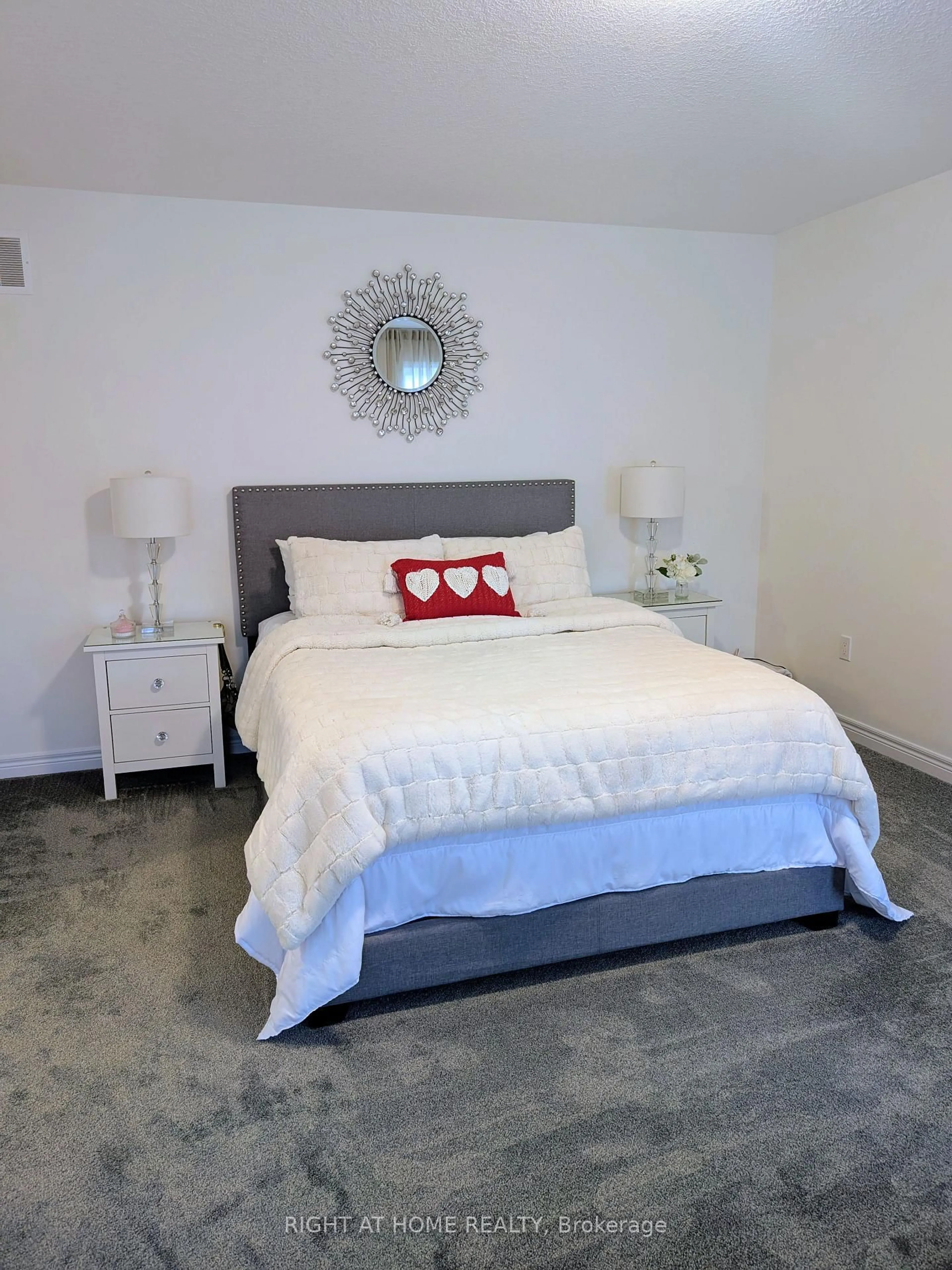 Bedroom with bed, carpet floor for 155 Plewes Dr, Collingwood Ontario L9Y 5M5