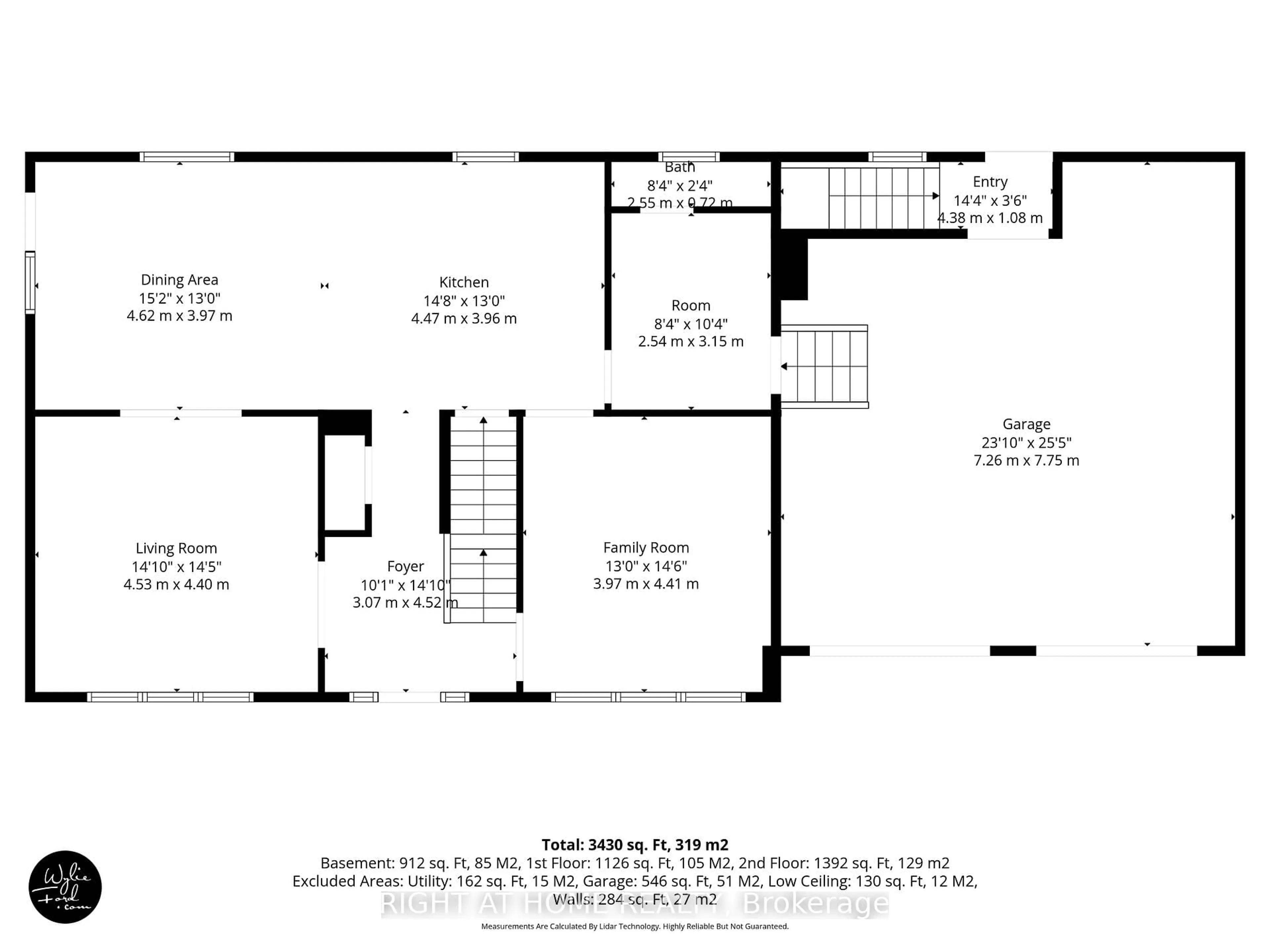 Floor plan for 6435 12/13 Stayner Sdrd, Clearview Ontario L0M 1S0