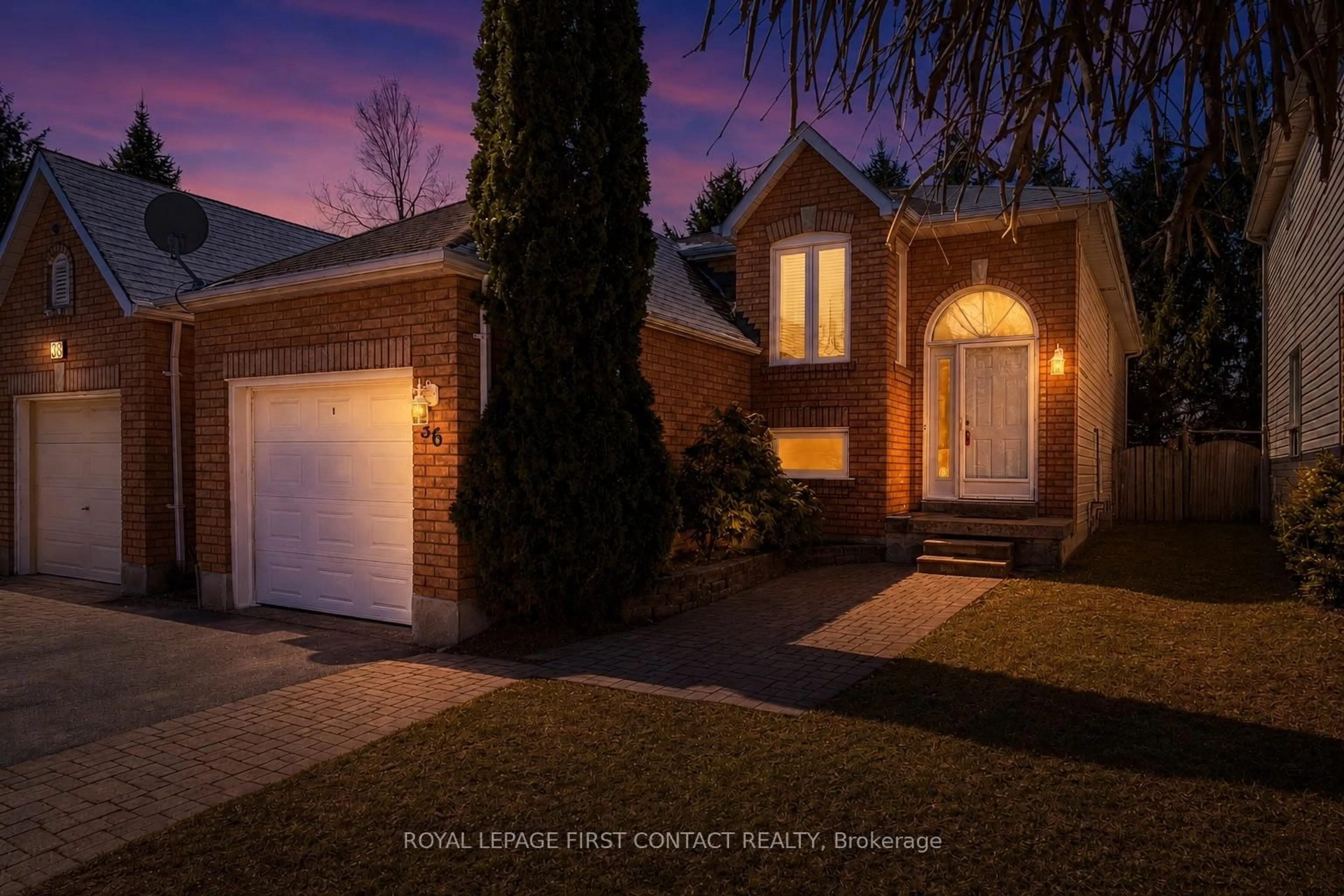 Home with brick exterior material, street for 36 CHURCHLAND Dr, Barrie Ontario L4N 8P9