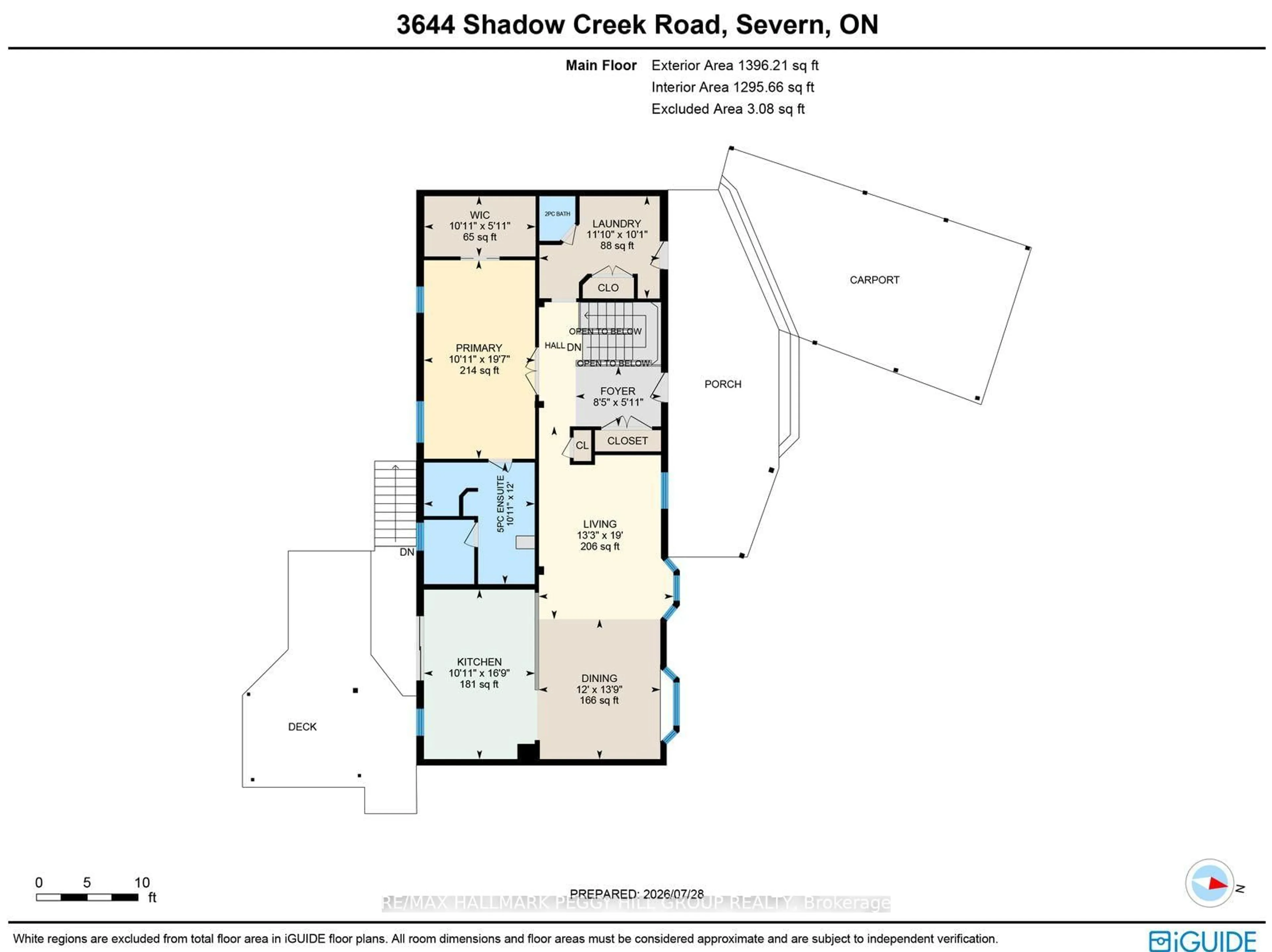 Floor plan for 3644 Shadow Creek Rd, Severn Ontario L3V 0V8