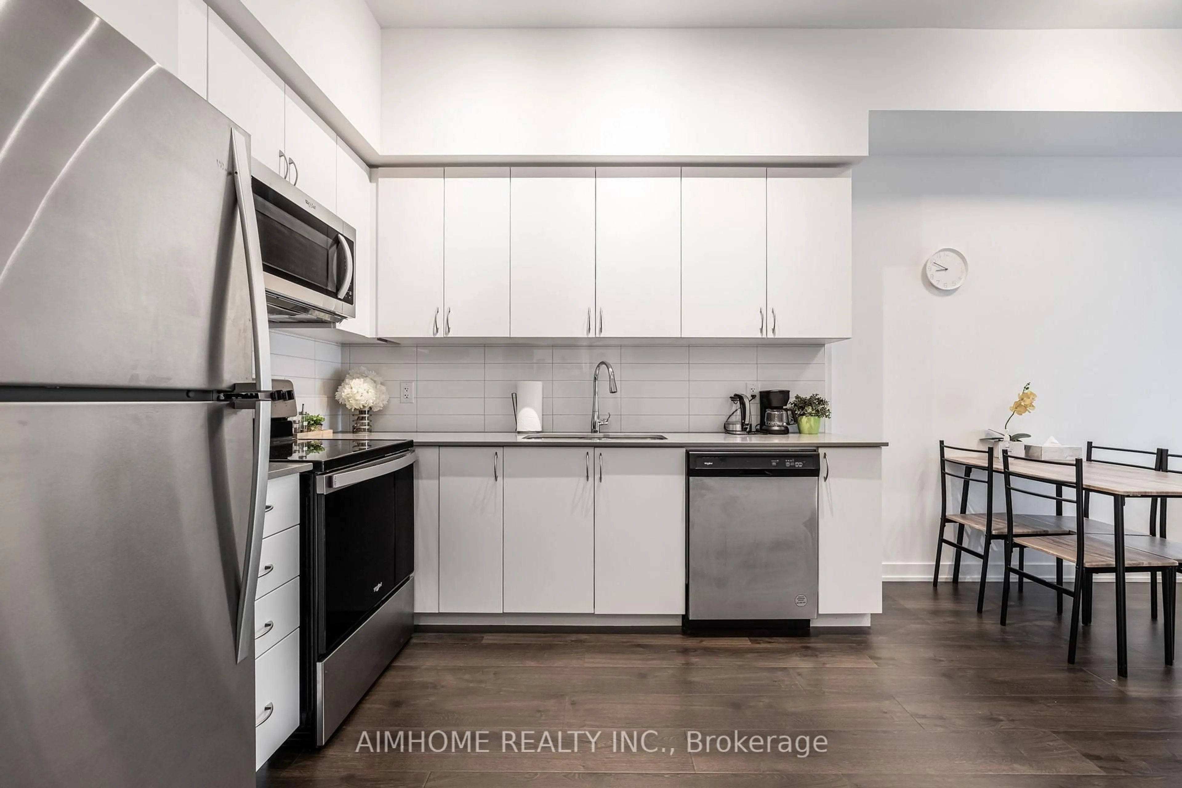 Standard kitchen, ceramic/tile floor for 56 Lakeside Terr #1203, Barrie Ontario L4M 0L4
