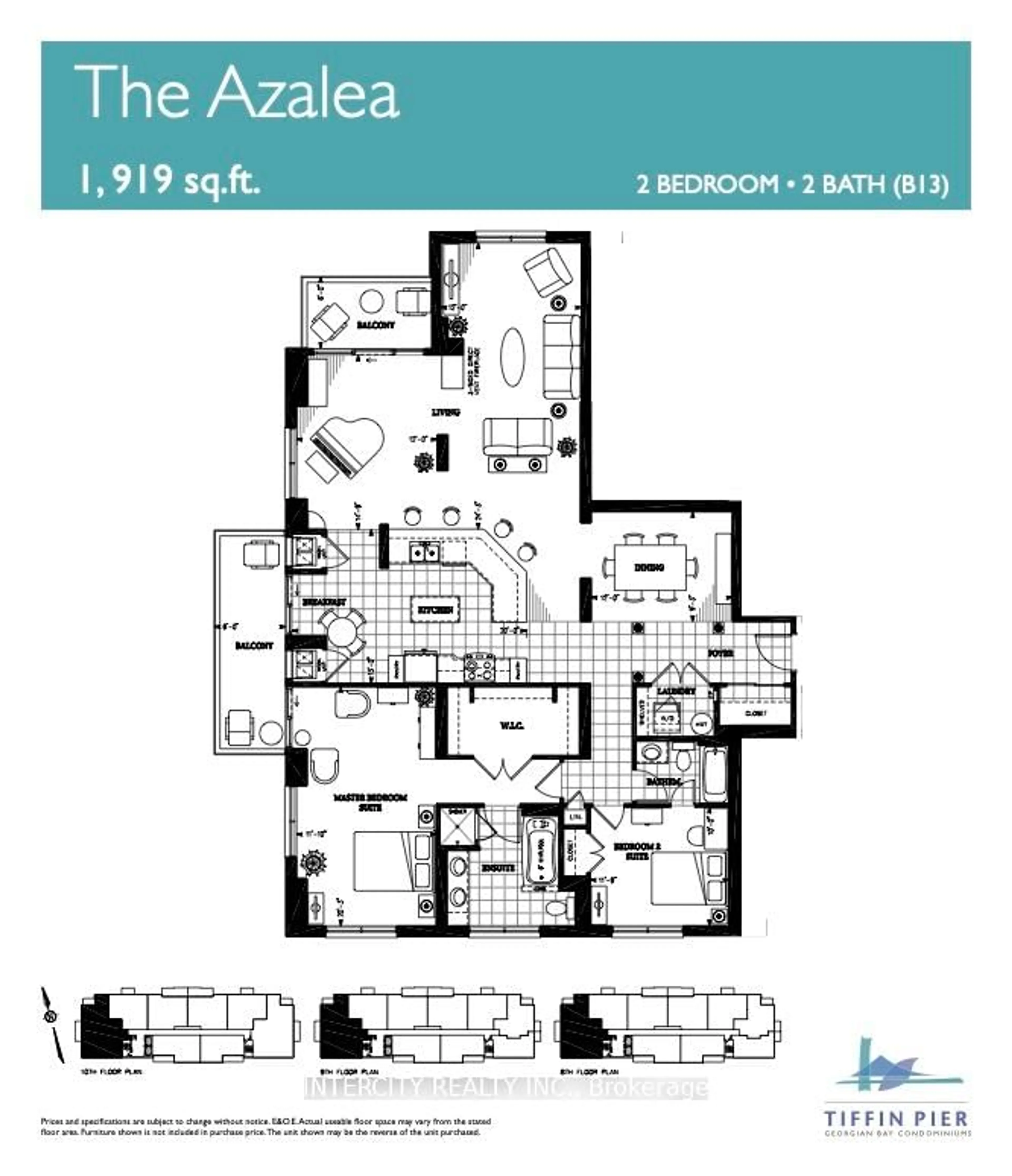 Floor plan for 699 Aberdeen Blvd #901, Midland Ontario L4R 5P2