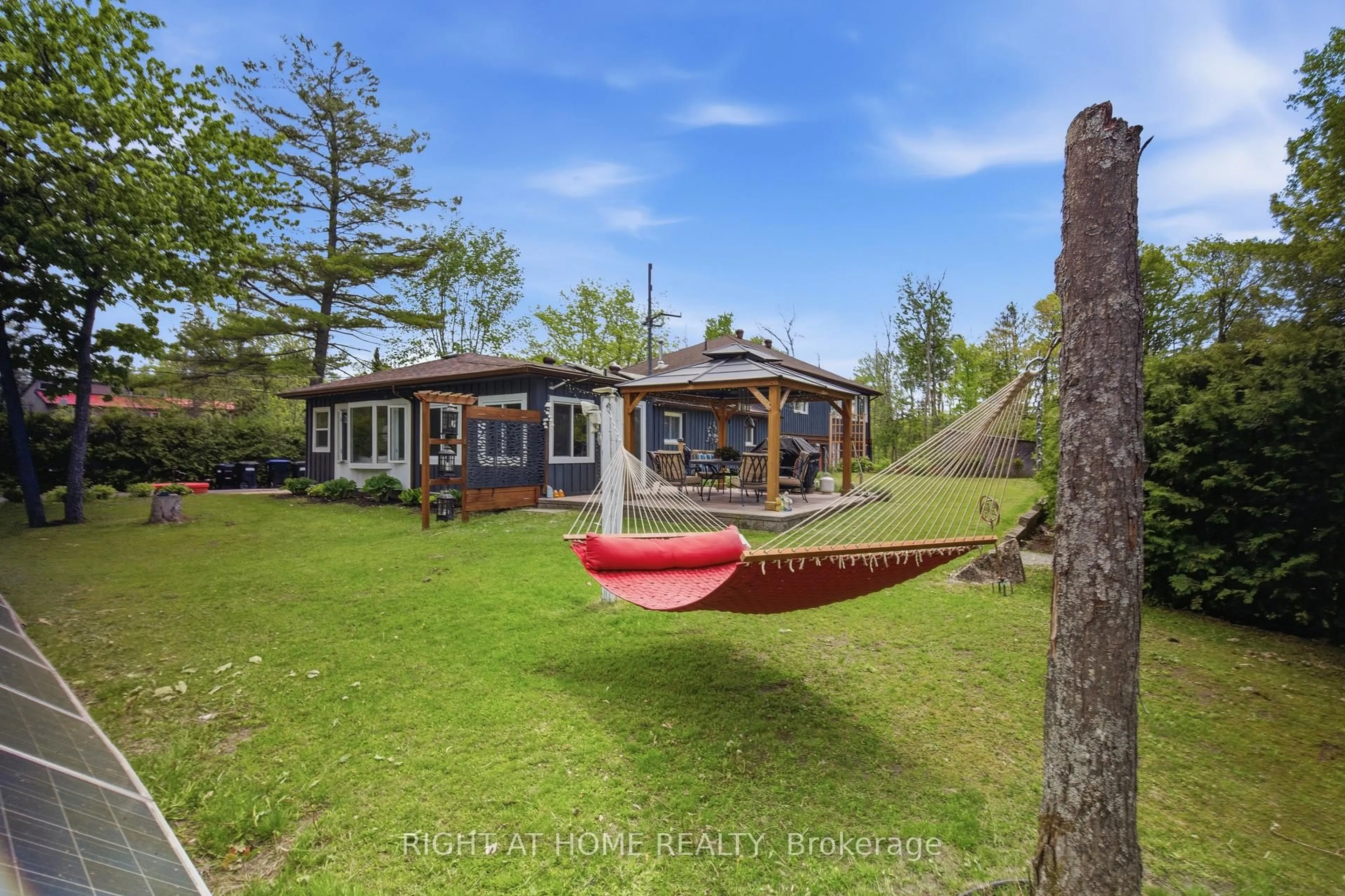A pic from outside/outdoor area/front of a property/back of a property/a pic from drone, water/lake/river/ocean view for 54 Forest Harbour Pkwy, Tay Ontario L0K 1E0