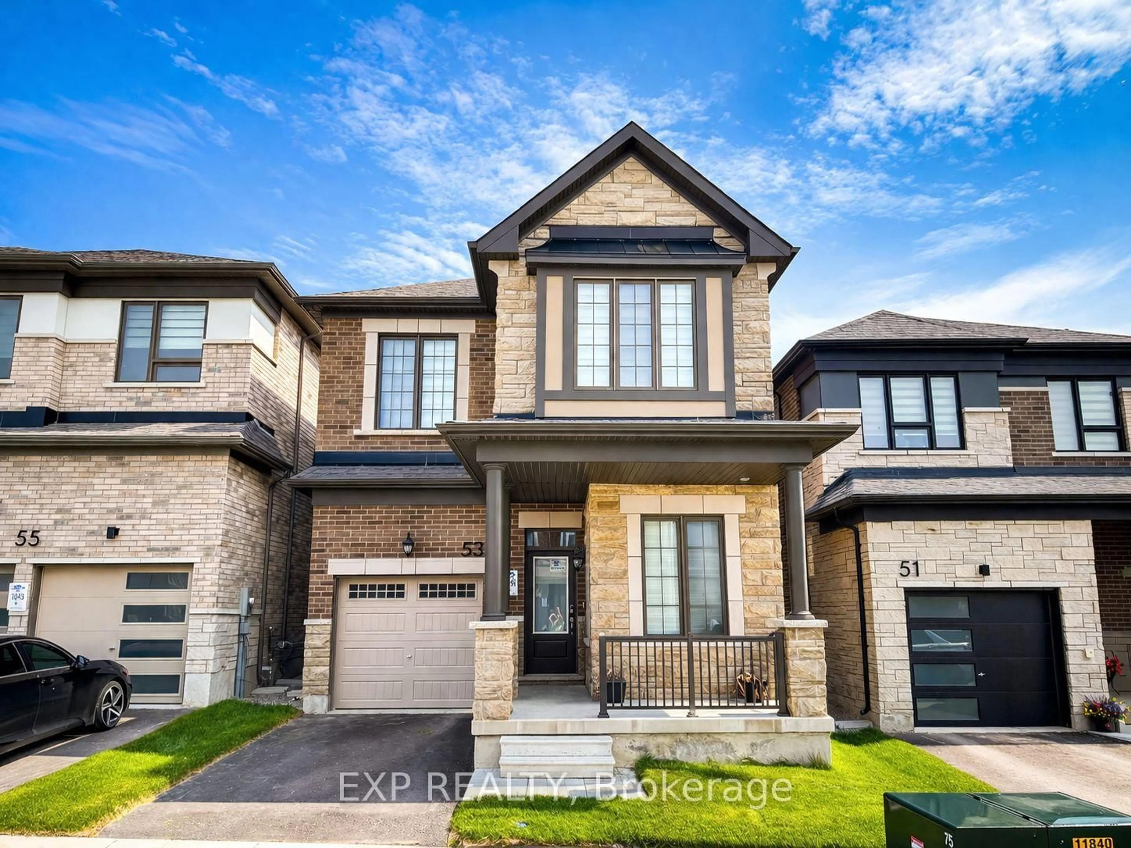 Home with brick exterior material, street for 53 Mcbride Tr, Barrie Ontario L9J 0P9
