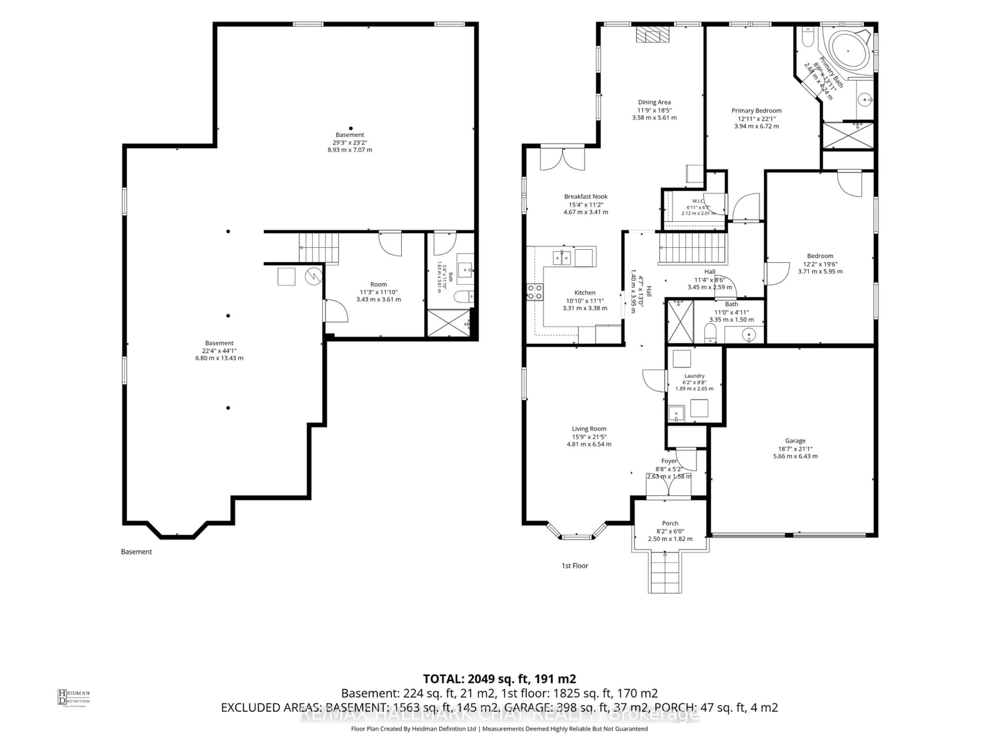 Floor plan for 121 Prince William Way, Barrie Ontario L4M 7H6