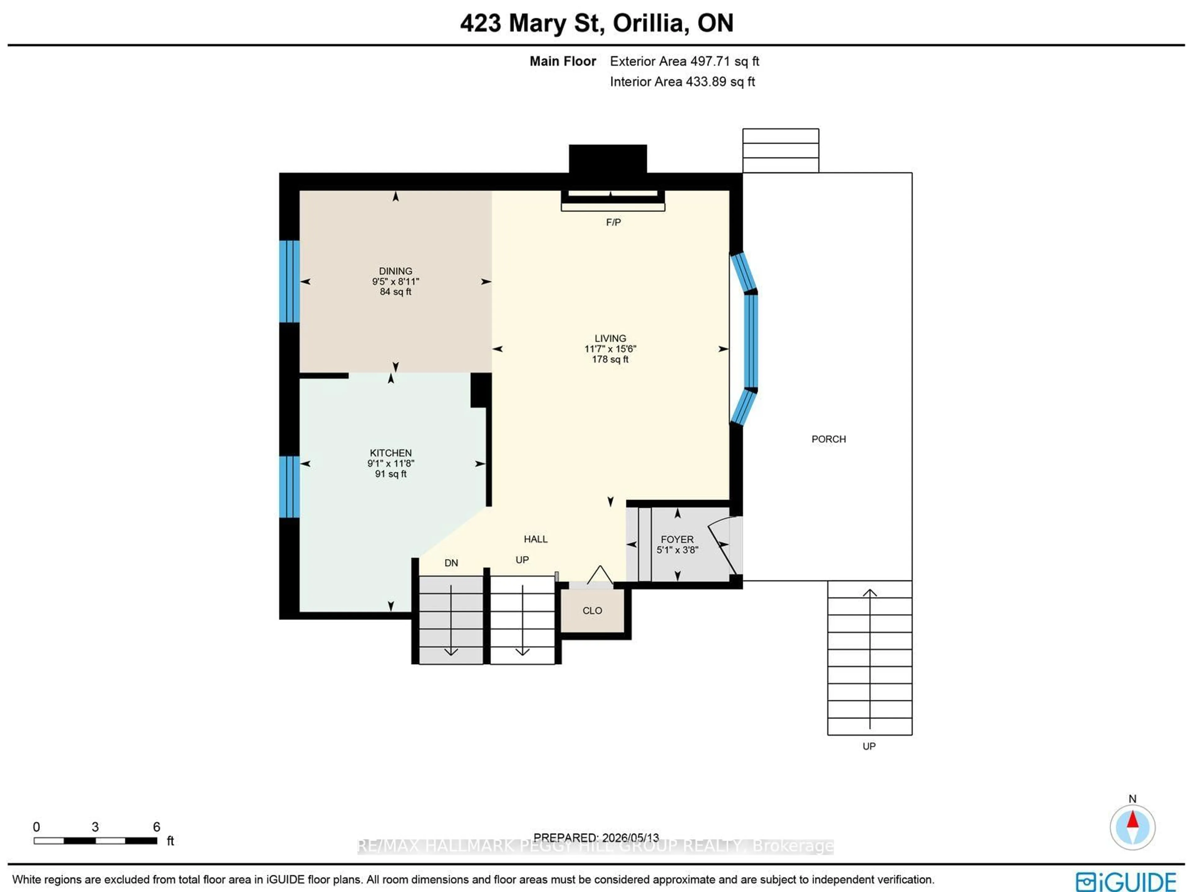 Floor plan for 423 Mary St, Orillia Ontario L3V 3G5