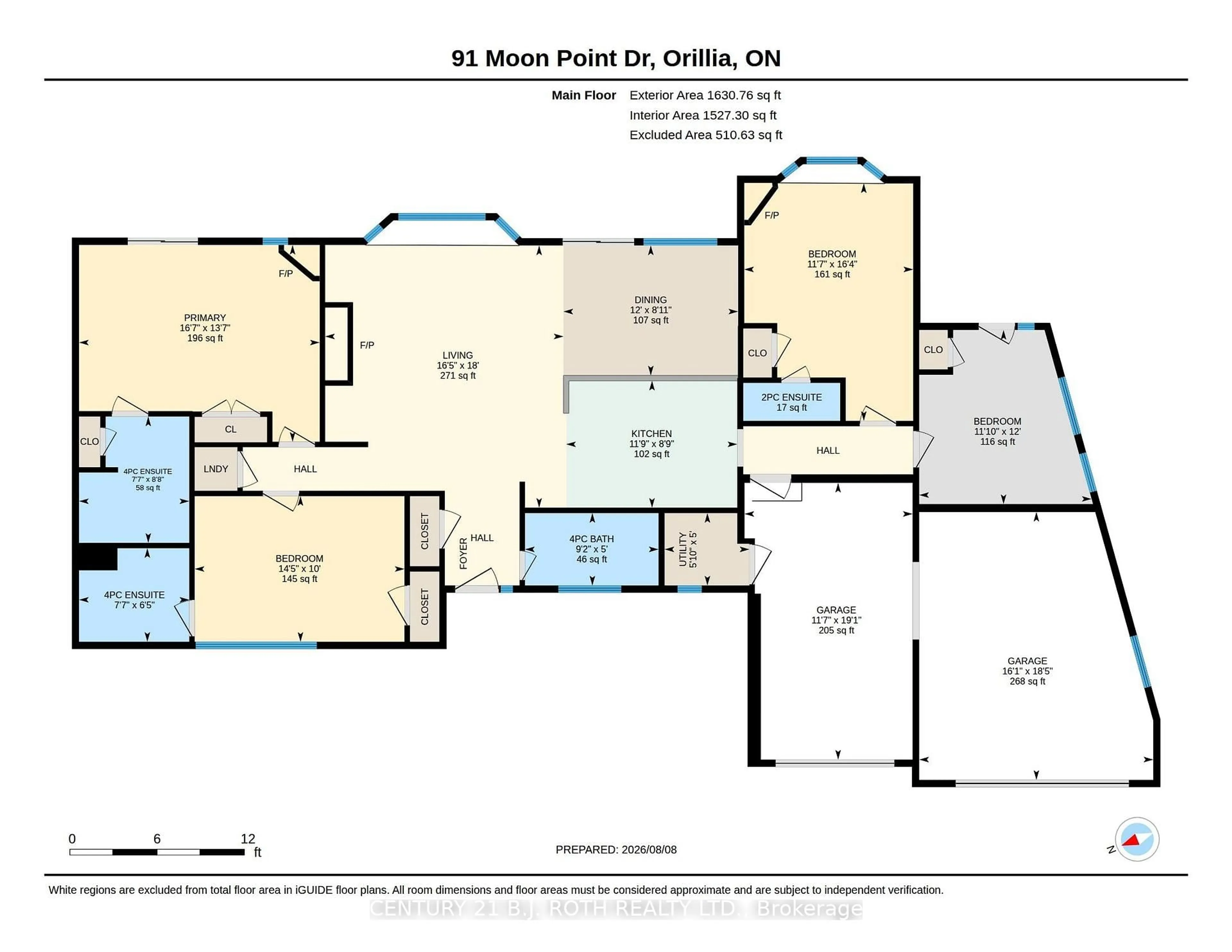 Floor plan for 91 Moon Point Dr, Oro-Medonte Ontario L3V 0R8