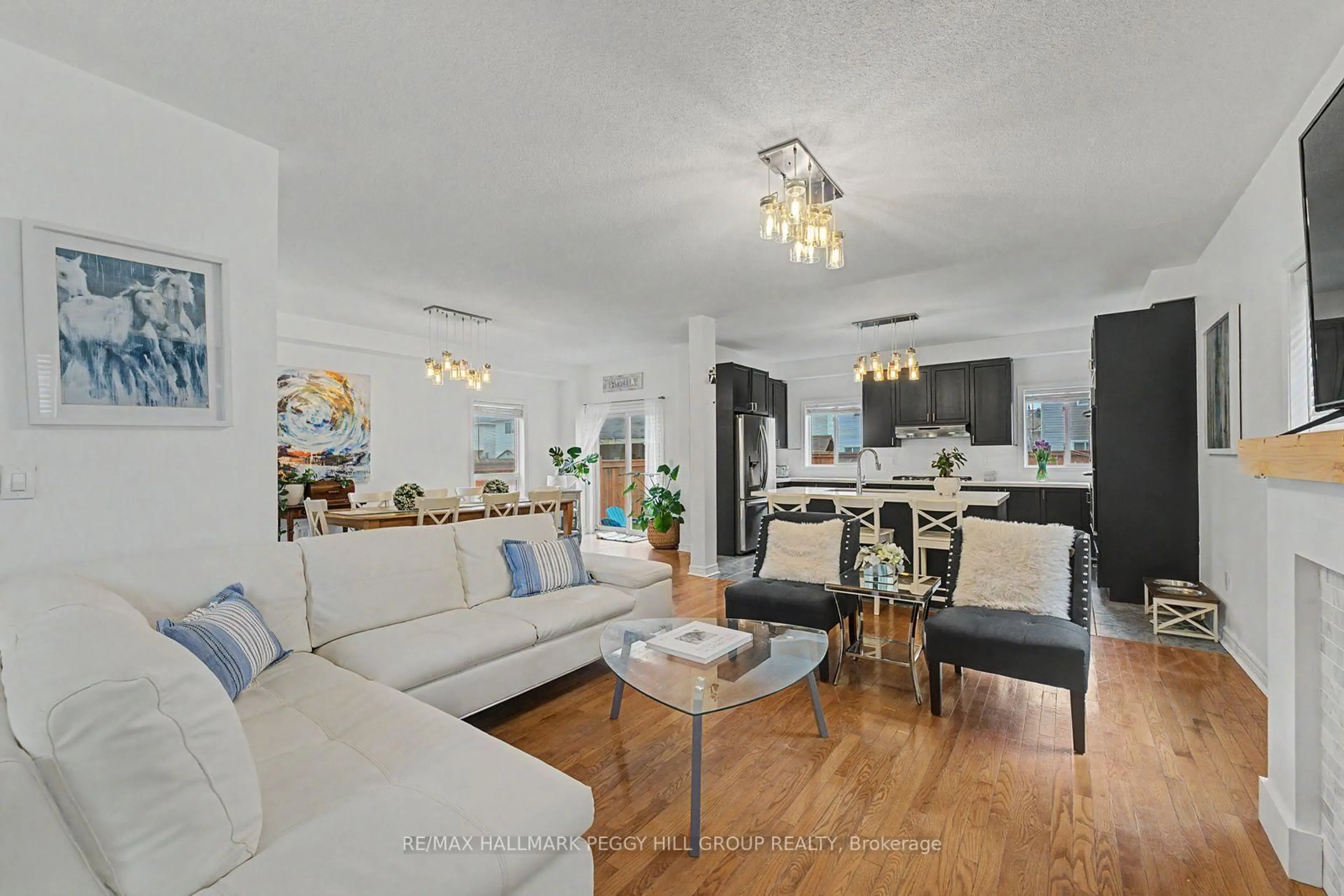 Living room with furniture, unknown for 64 Lake Cres, Barrie Ontario L4N 6A6