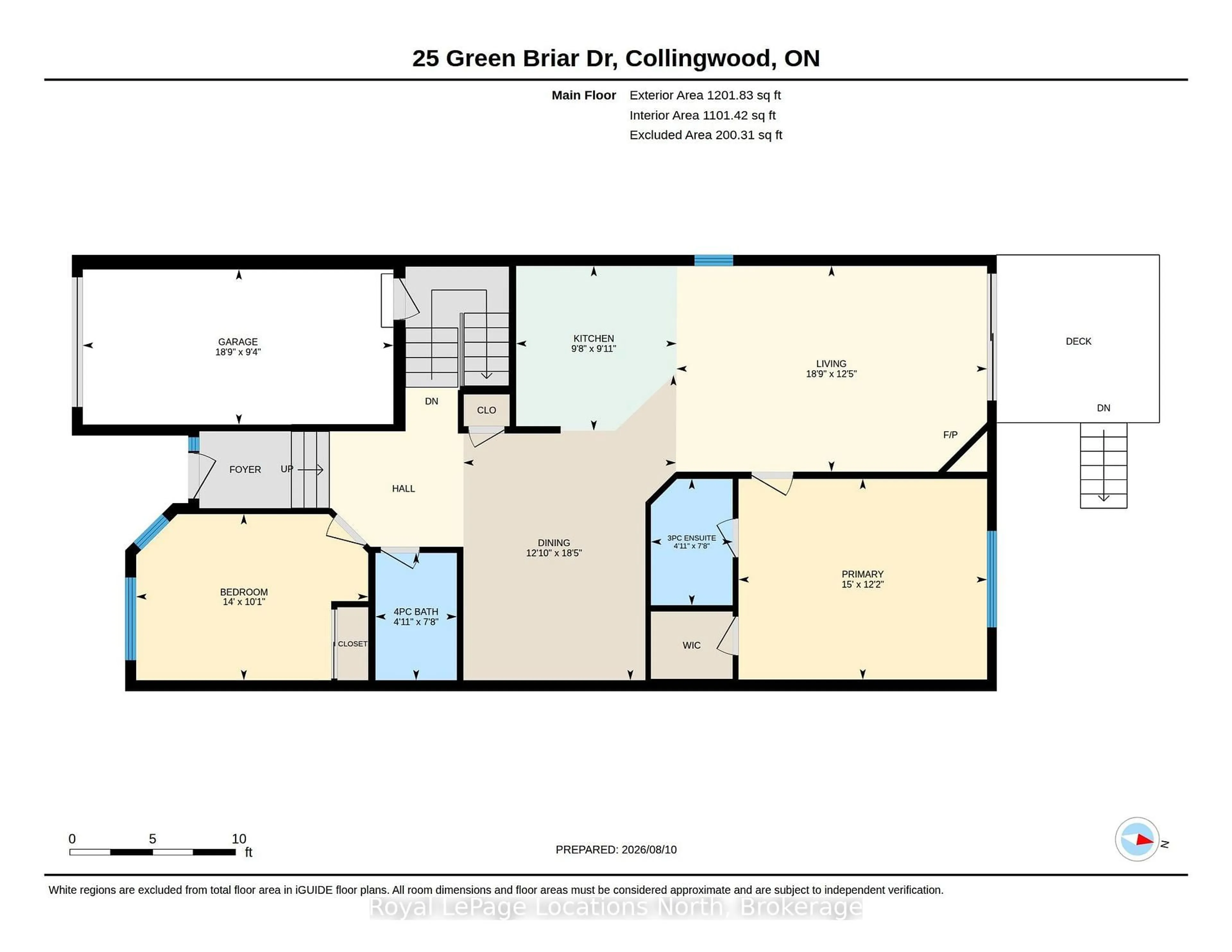 Floor plan for 25 Green Briar Dr, Collingwood Ontario L9Y 5H9
