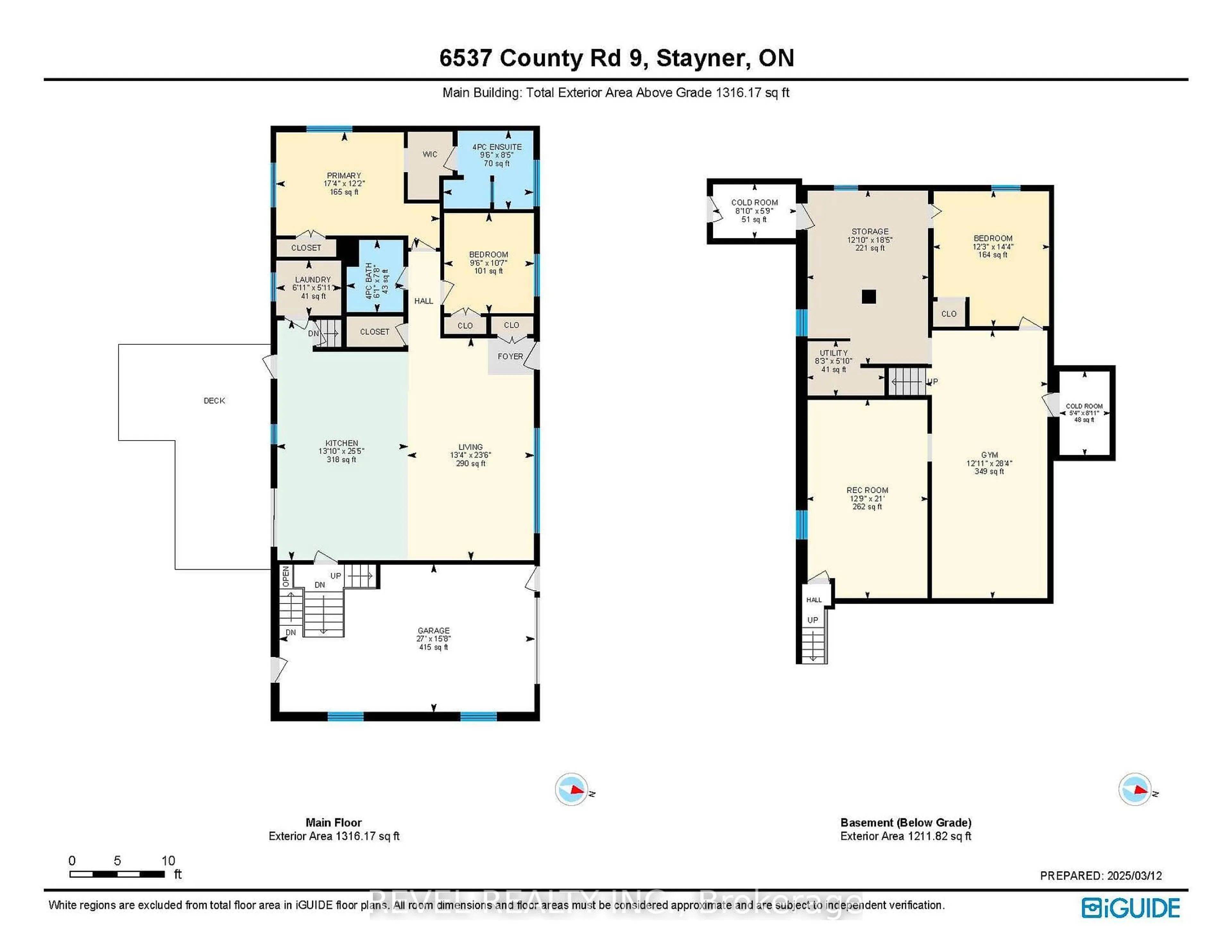 Floor plan for 6537 9 COUNTY Rd, Clearview Ontario L0M 1S0