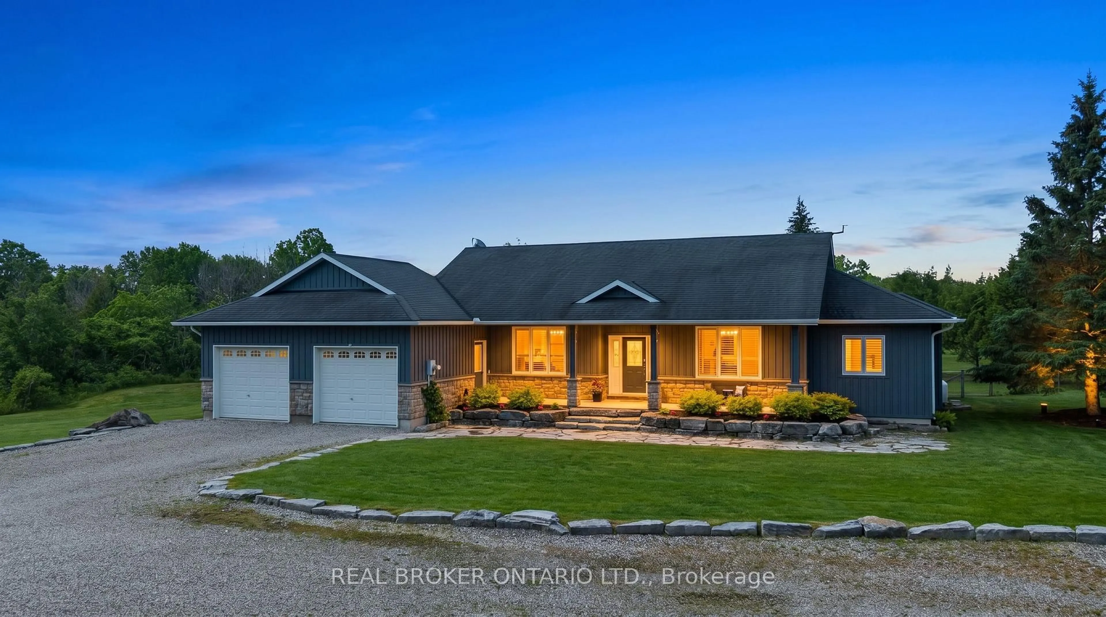 Home with brick exterior material, street for 2200 Wainman Line, Severn Ontario L0K 1E0