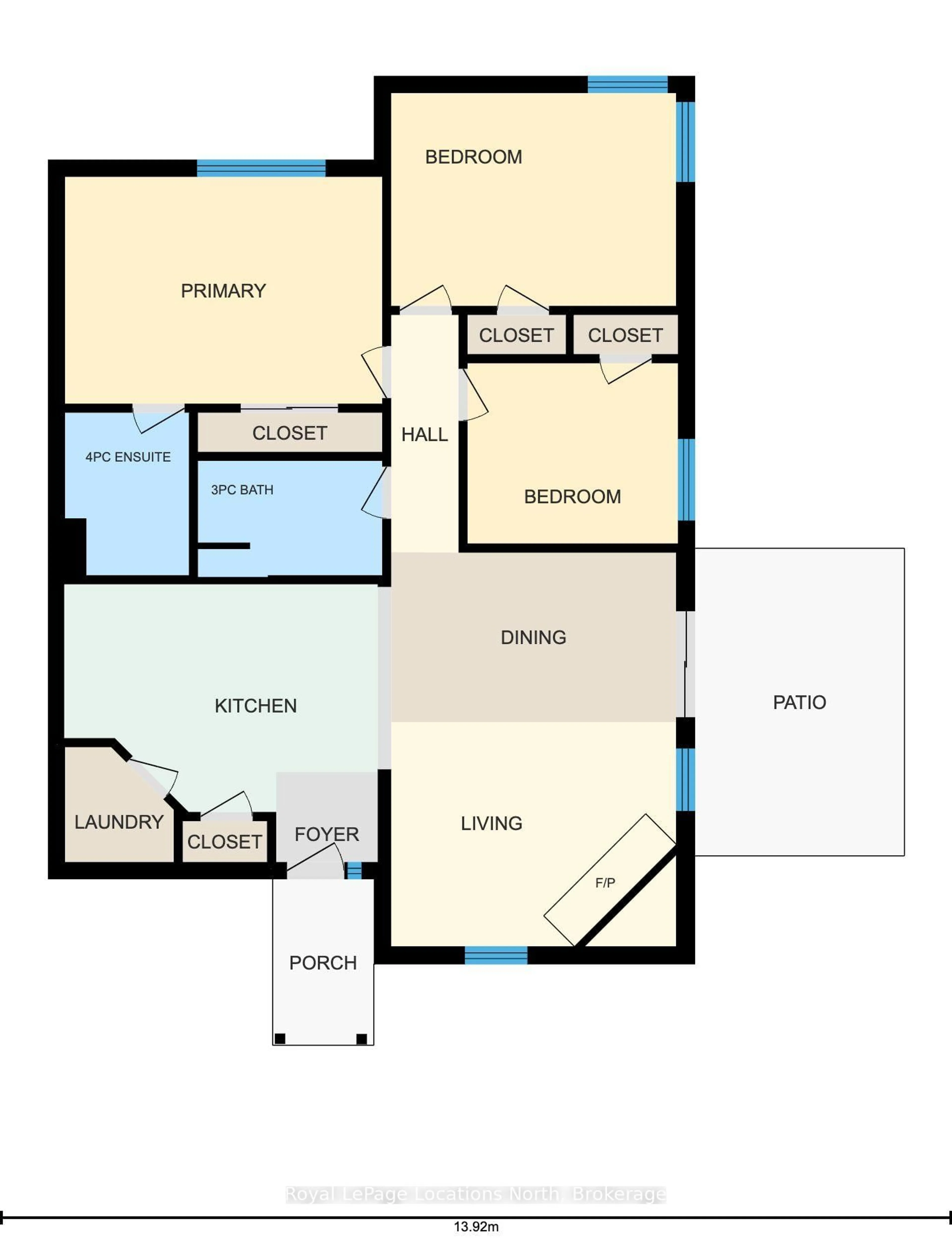 Floor plan for 55 Trott Blvd #139, Collingwood Ontario L9Y 5B8