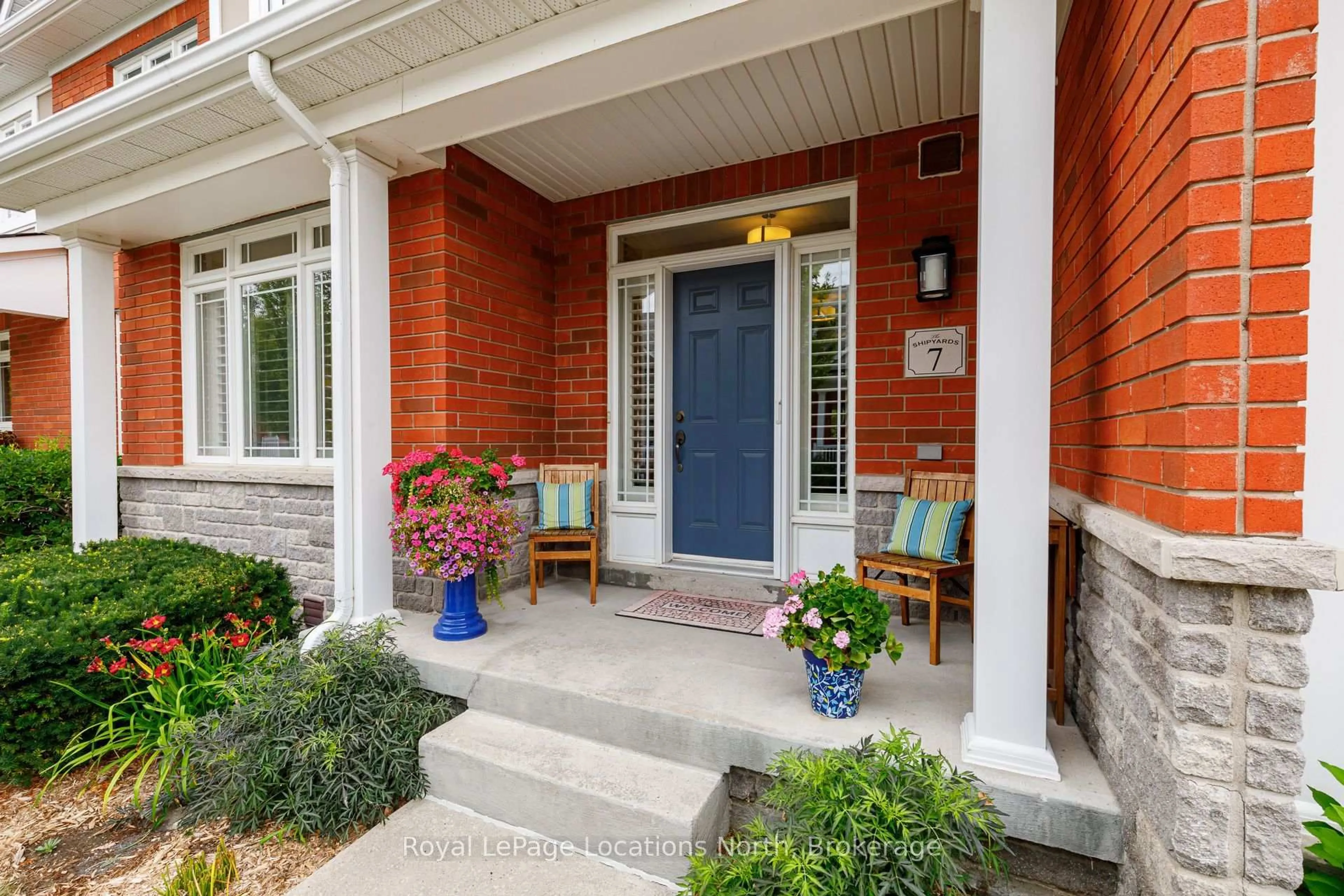 Home with brick exterior material, street for 7 Collship Lane, Collingwood Ontario L9Y 0J6