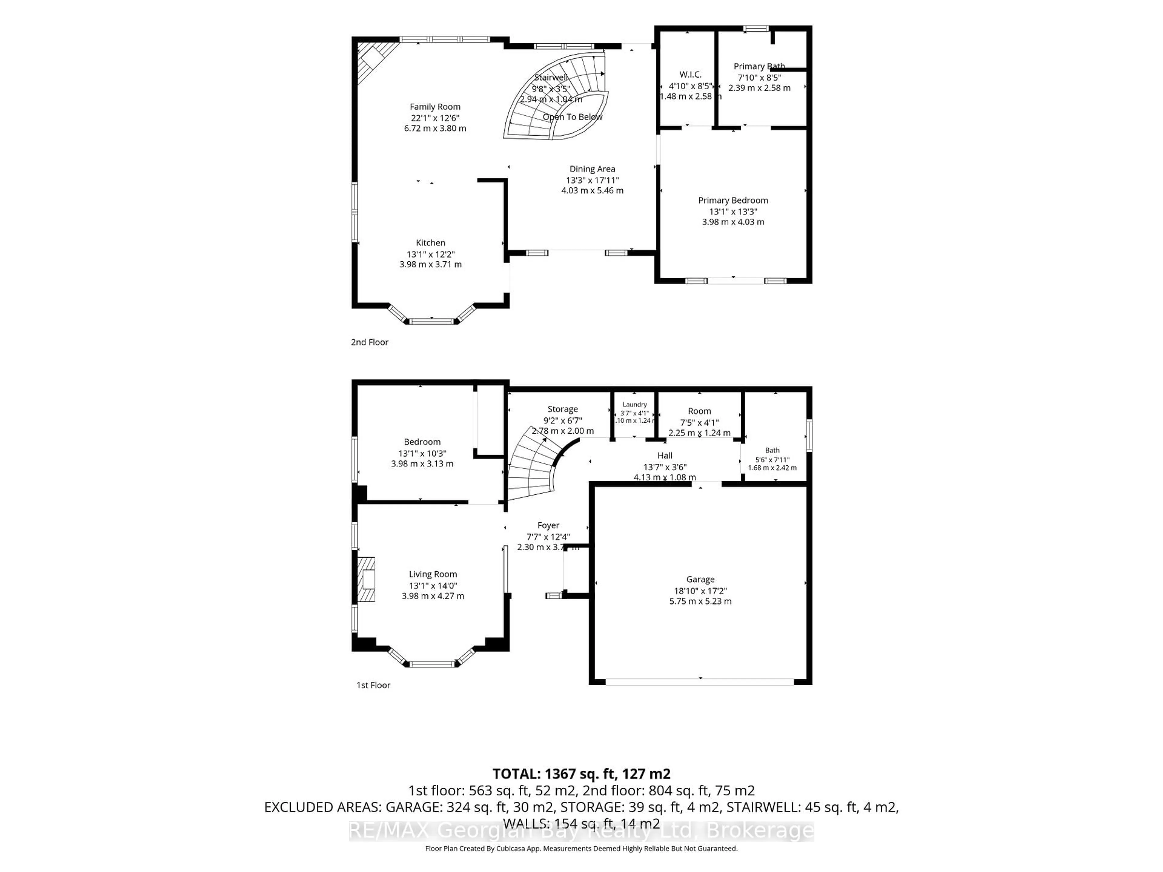 Floor plan for 422 Aberdeen Blvd, Midland Ontario L4R 5L8