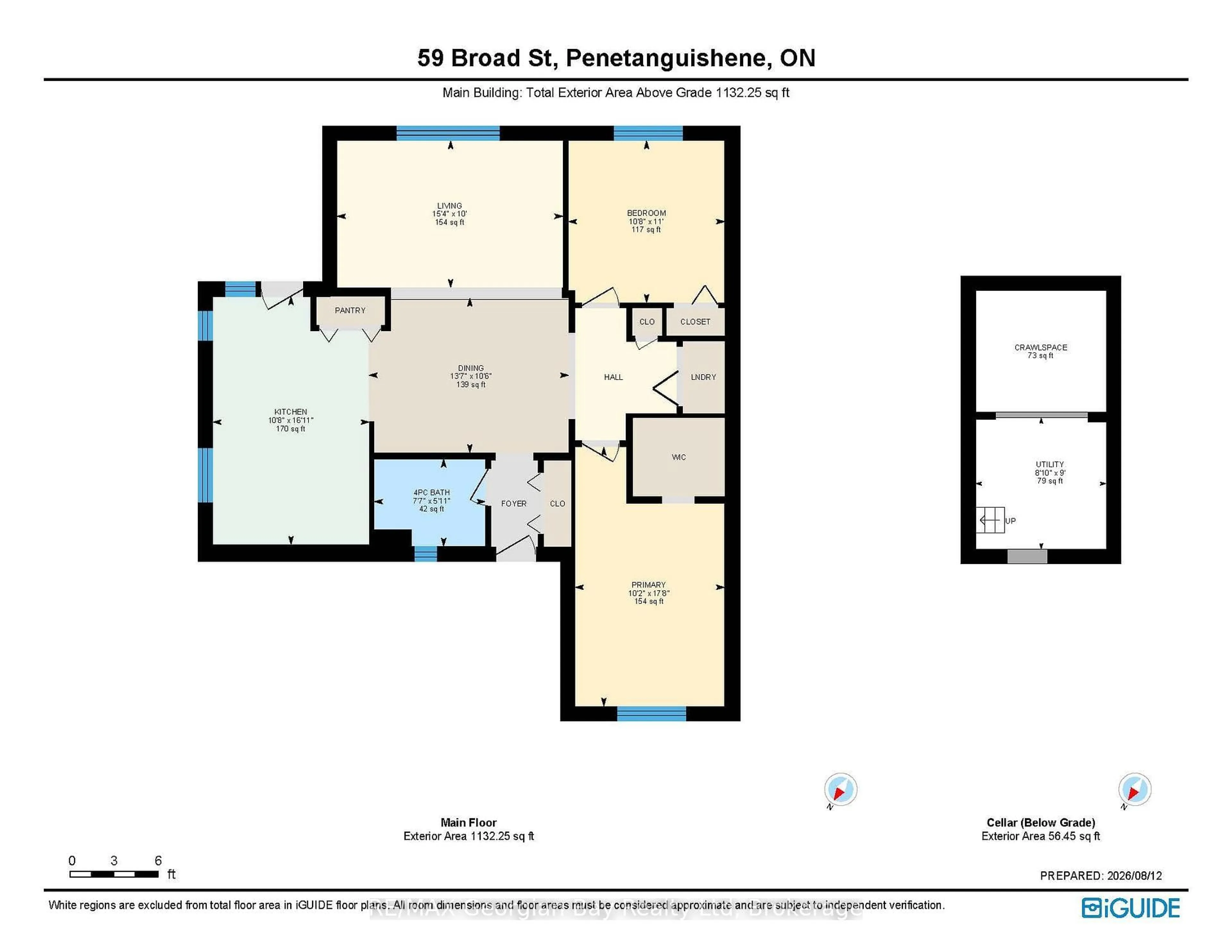 Floor plan for 59 Broad St, Penetanguishene Ontario L9M 1G4