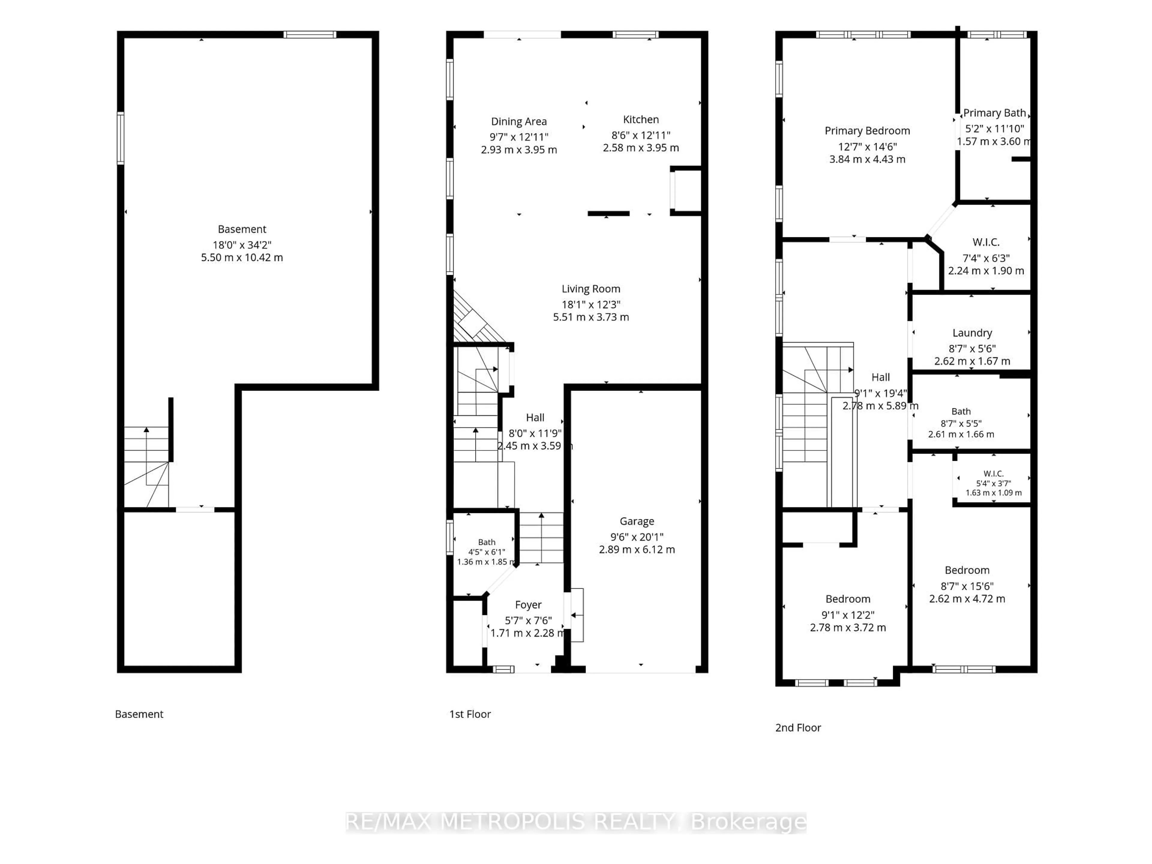 Floor plan for 34 Robertson St, Collingwood Ontario L9Y 0X1