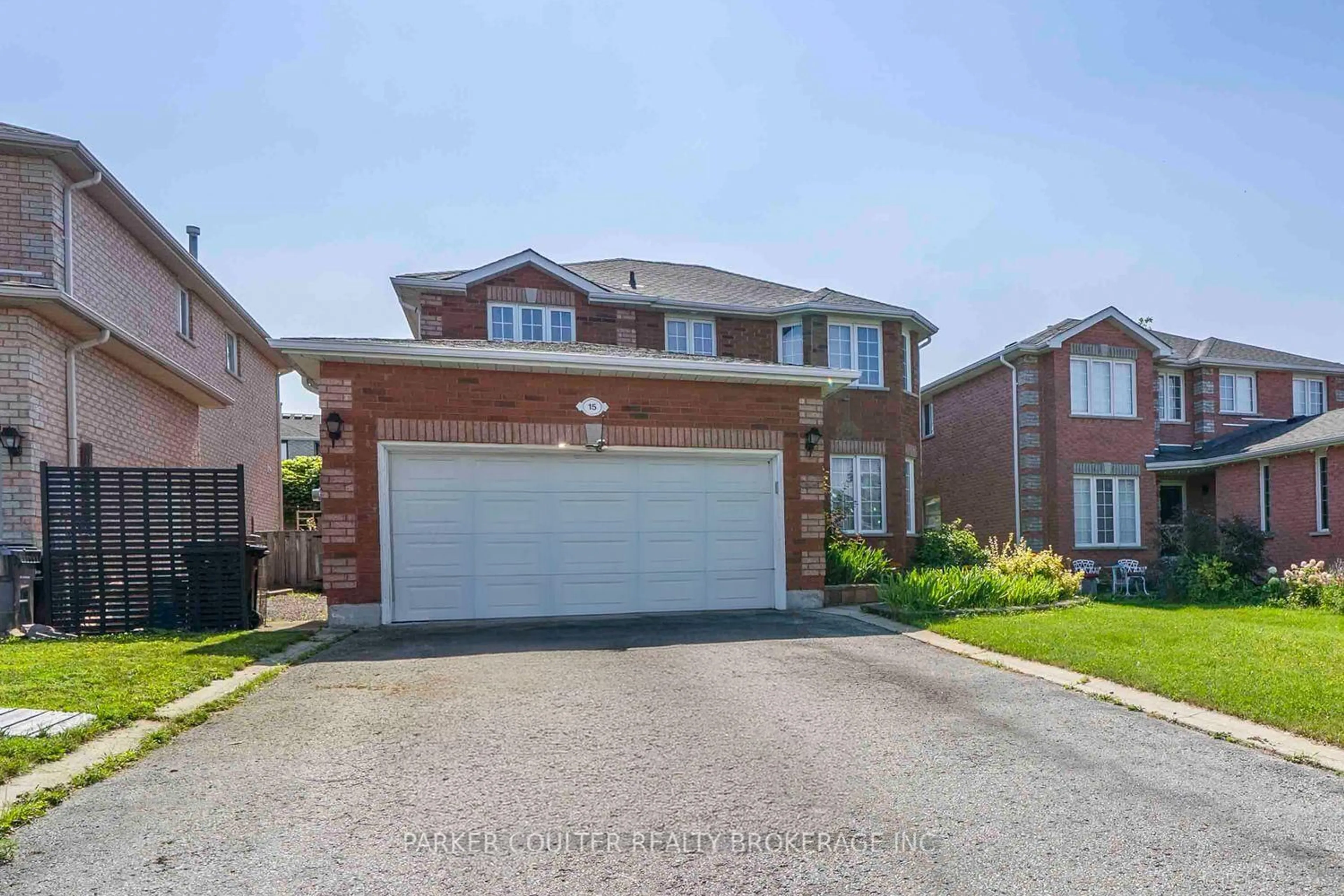 Home with brick exterior material, street for 15 Shaina Crt, Barrie Ontario L4N 9S6