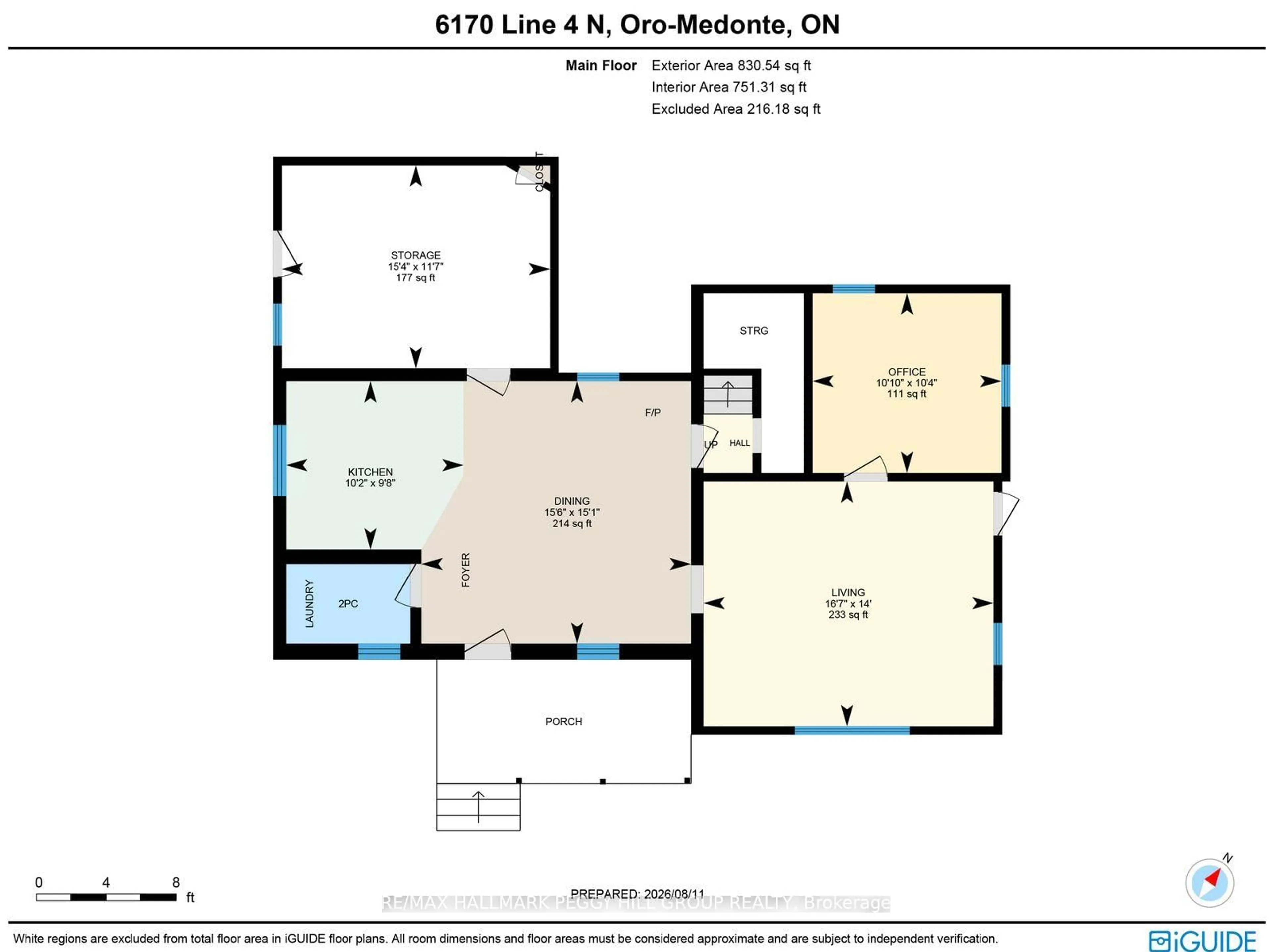 Floor plan for 6170 4 Line, Oro-Medonte Ontario L4R 4K3