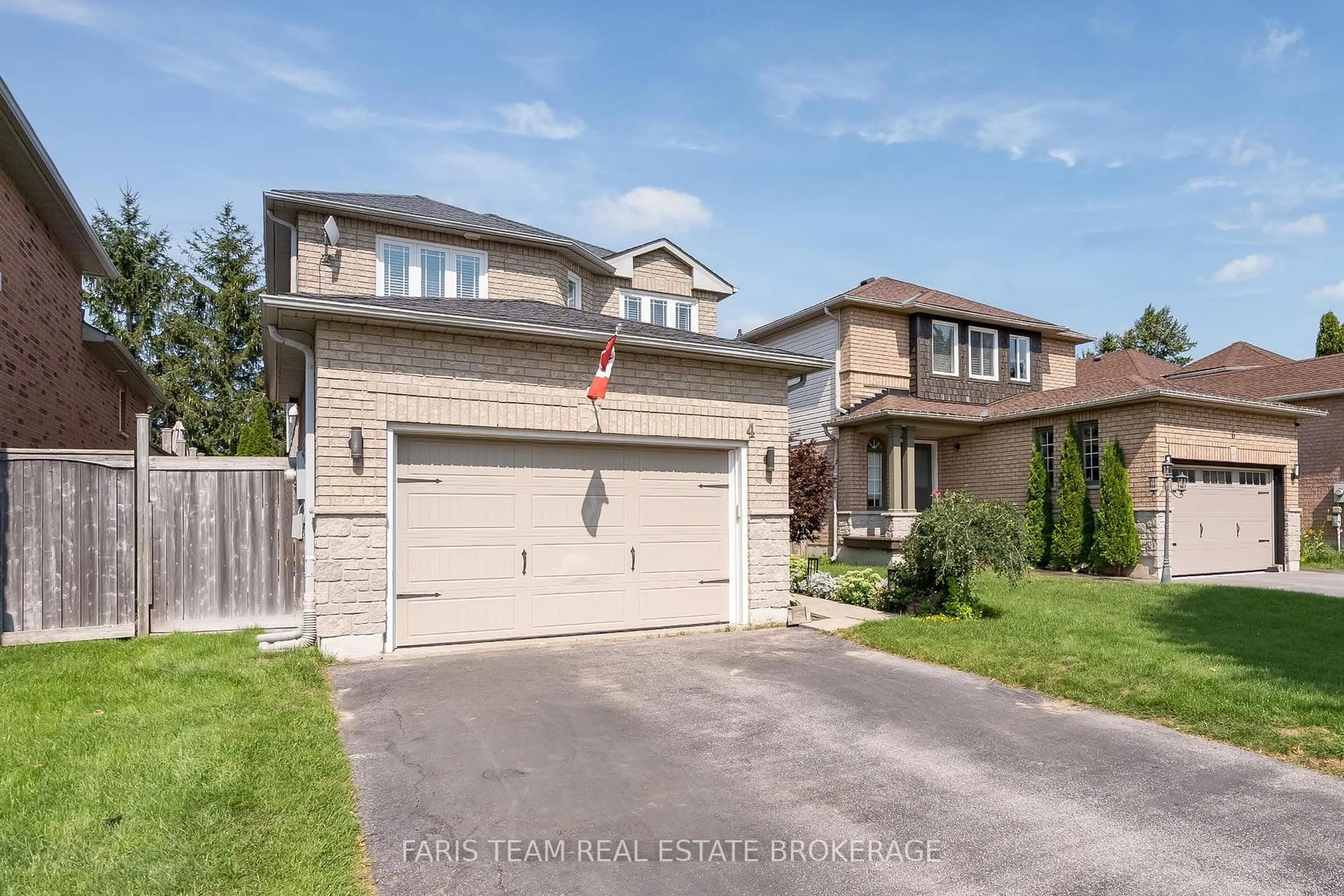 Home with brick exterior material, street for 4 Bluegrass Dr, Barrie Ontario L4N 9N6